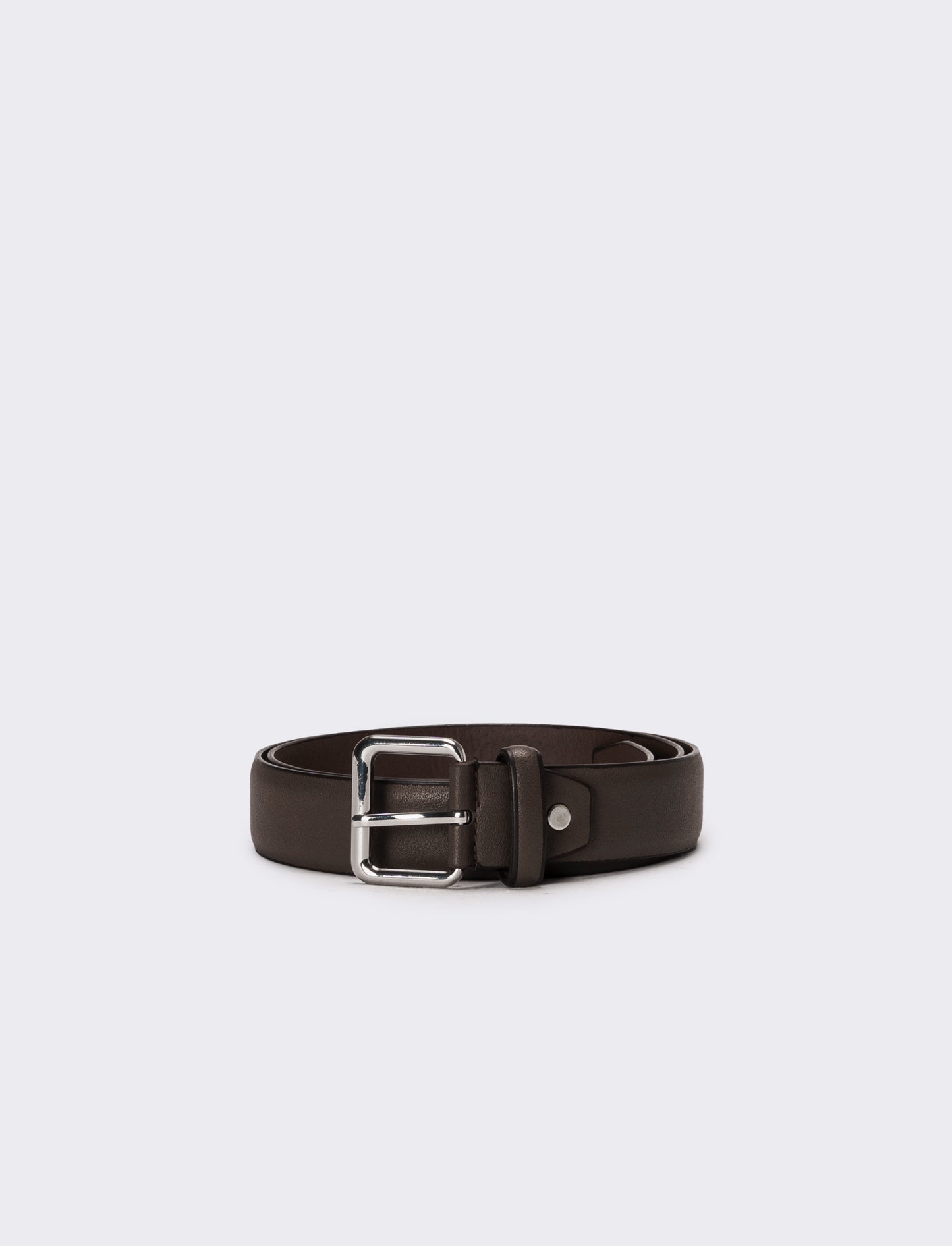 Cintura uomo fibbia quadrata - Marrone
