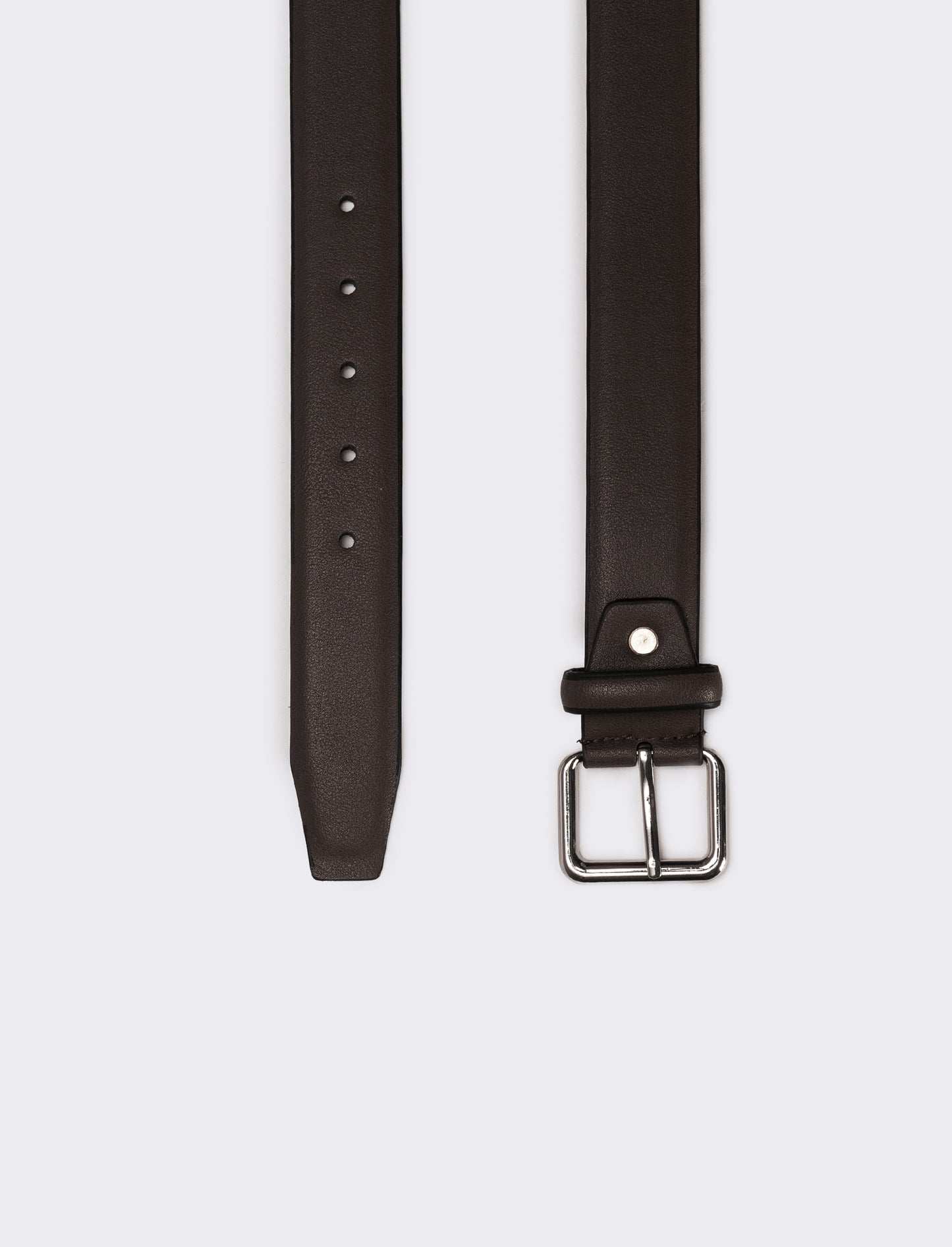 Cintura uomo fibbia quadrata - Marrone