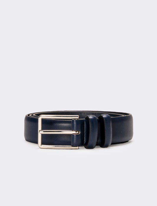 Cintura uomo bombata saldata - Blu