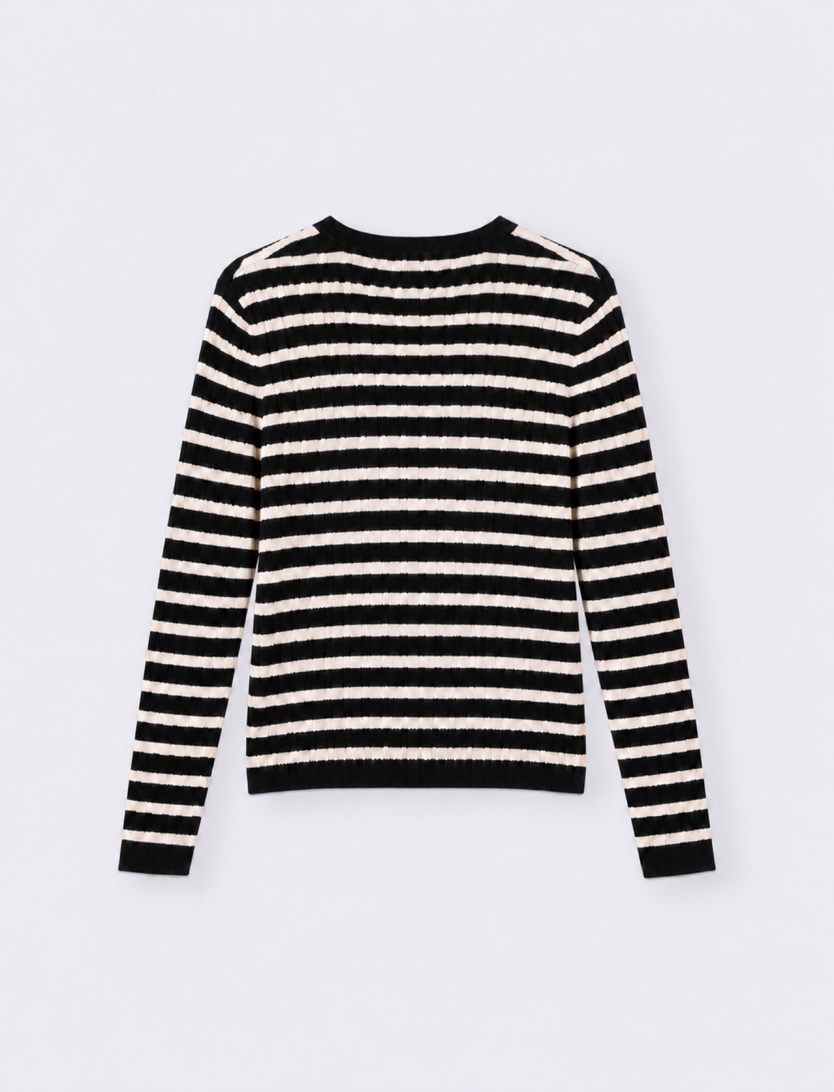 MAGLIA ML PAR TRECCE RIGATA - var 1