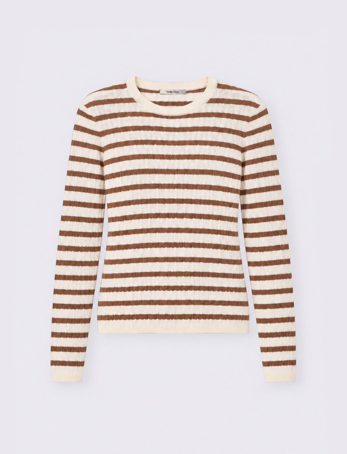 MAGLIA ML PAR TRECCE RIGATA - var 2
