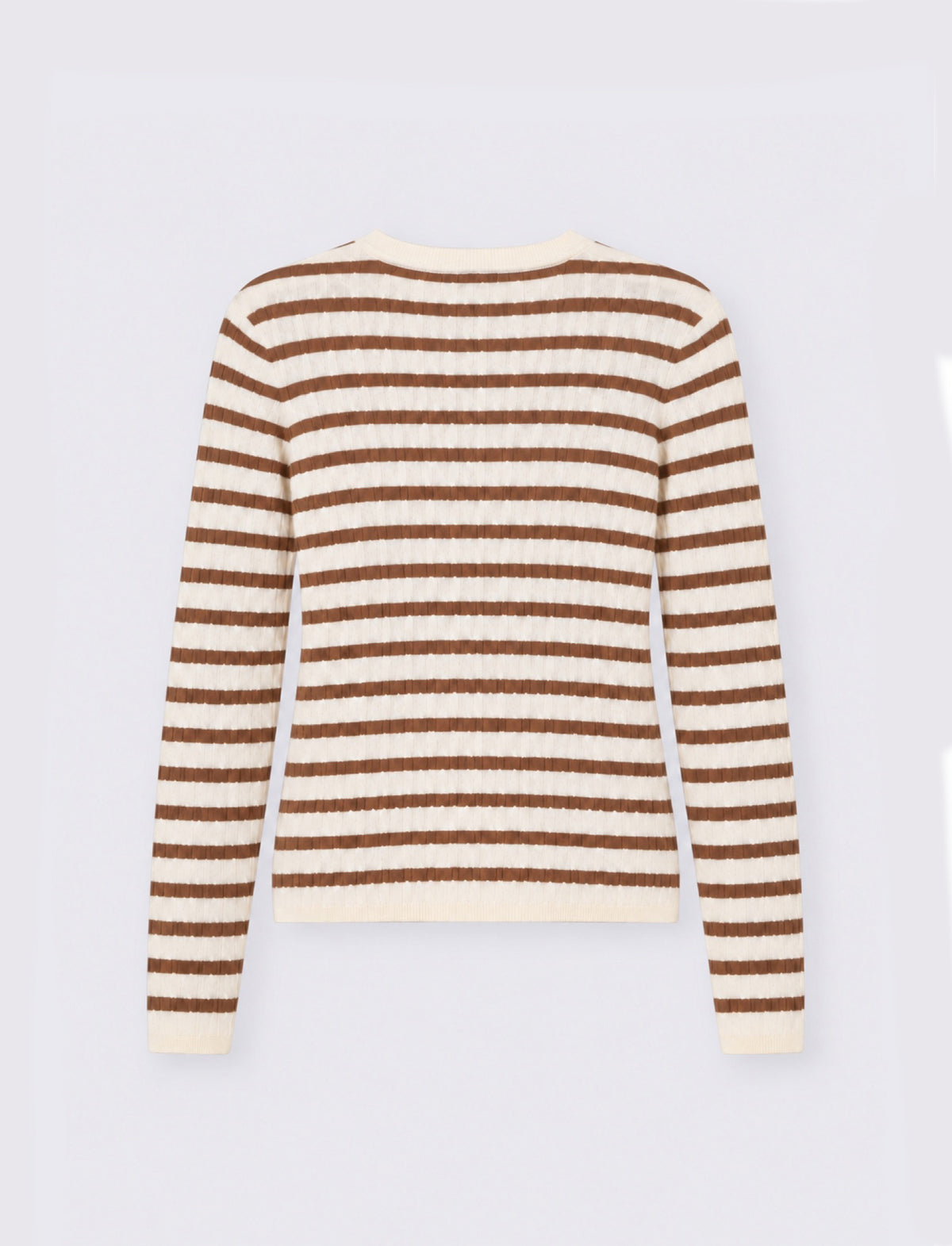 MAGLIA ML PAR TRECCE RIGATA - var 2