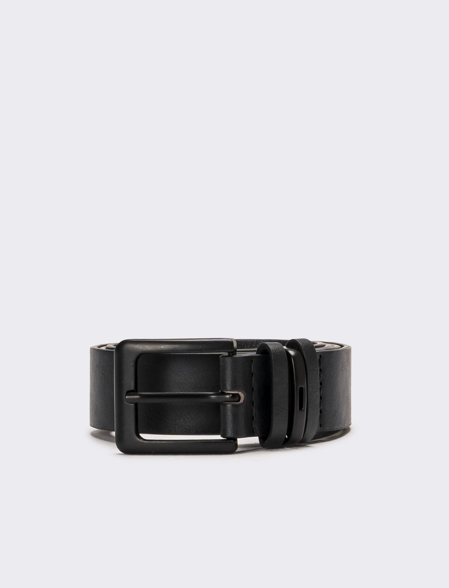 Cintura uomo fibbia smalto - Nero