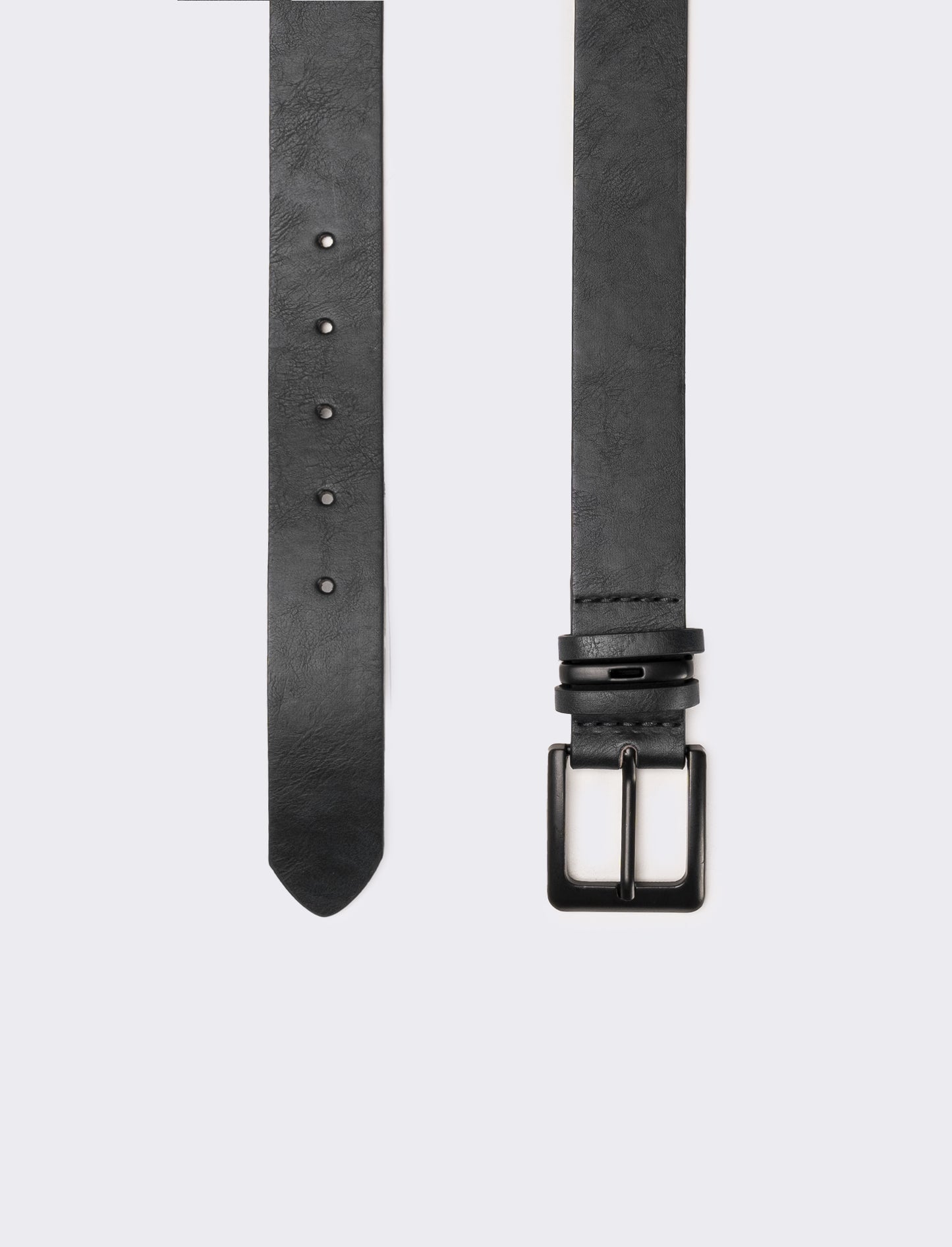 Cintura uomo fibbia smalto - Nero