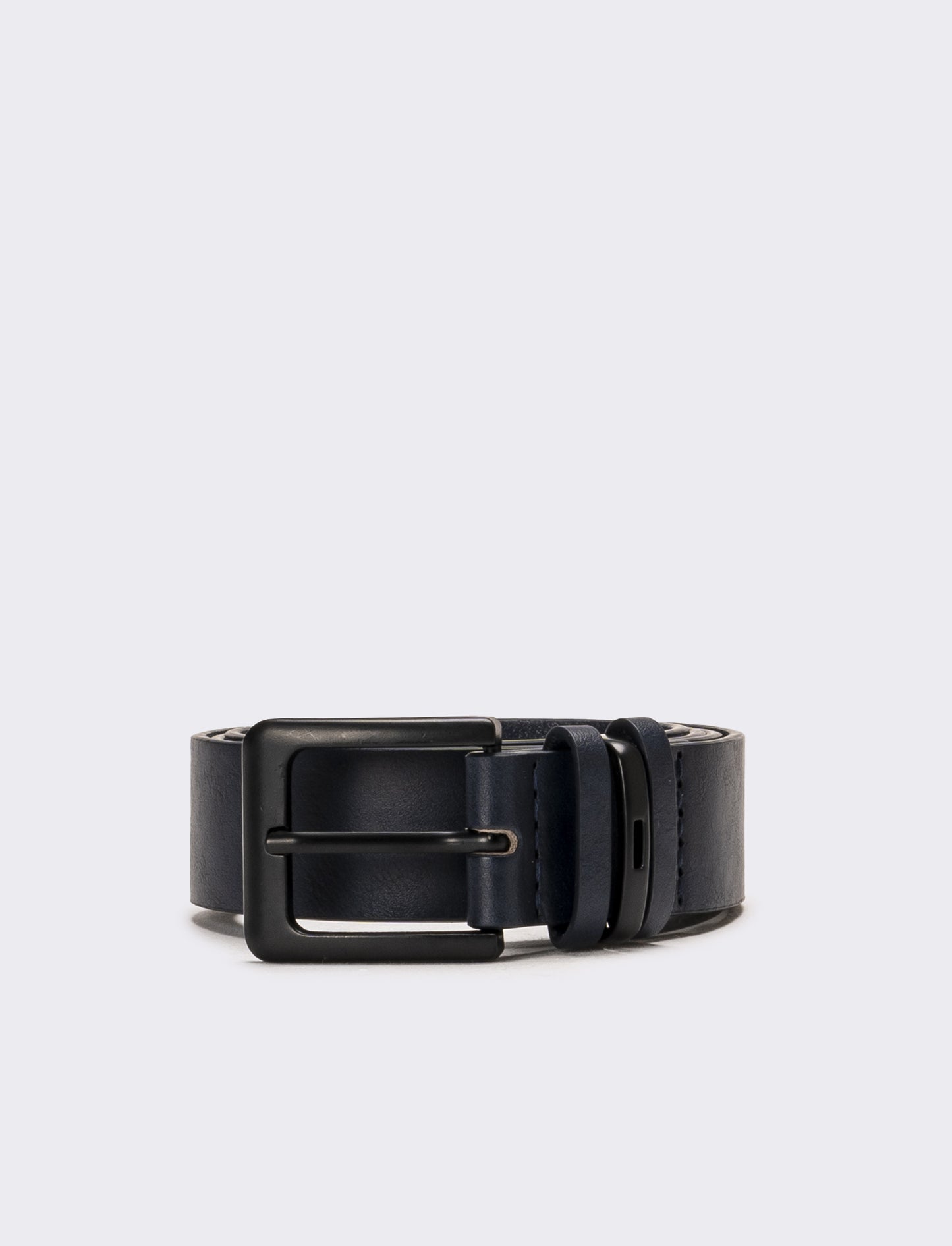 Cintura uomo fibbia smalto - Blu