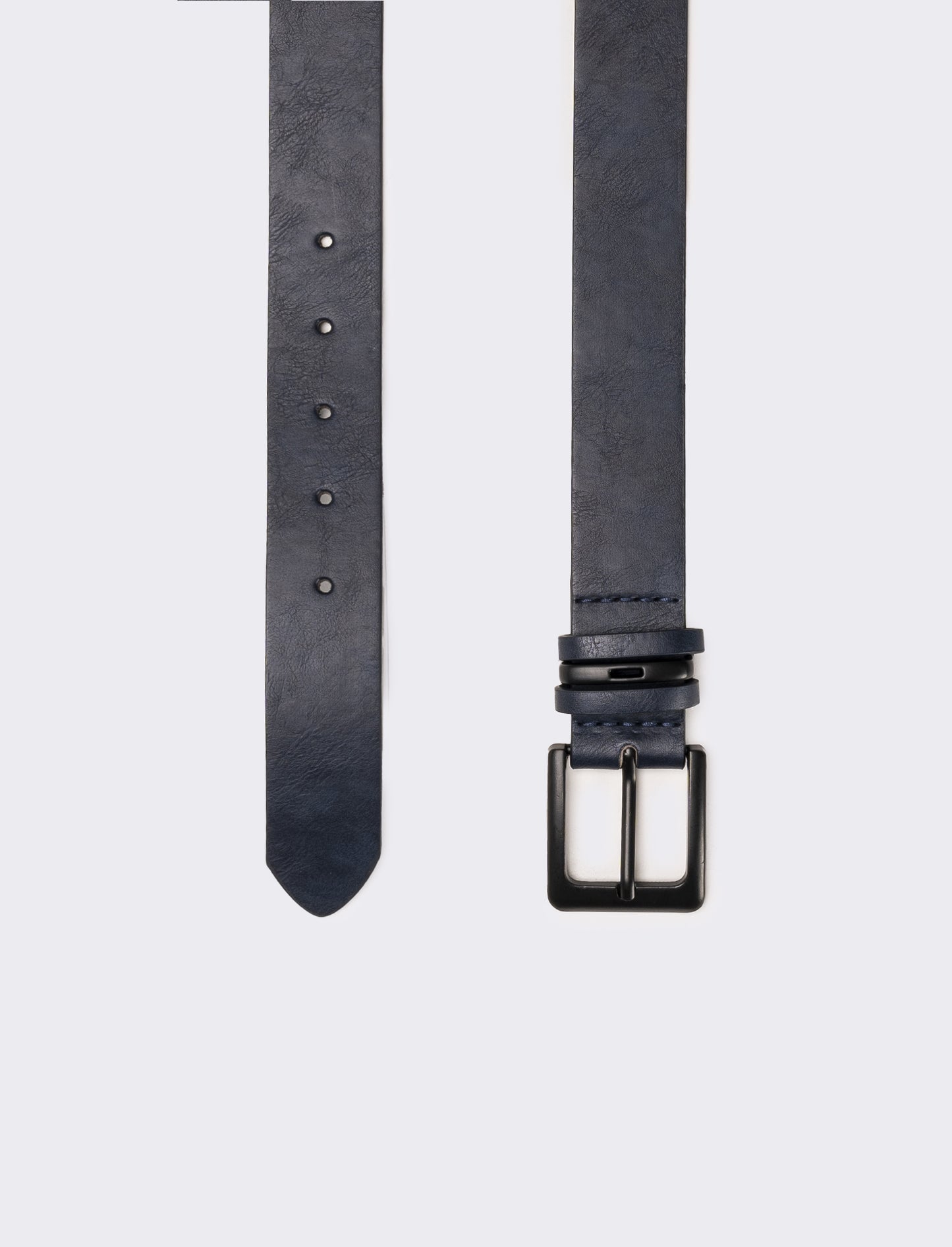 Cintura uomo fibbia smalto - Blu