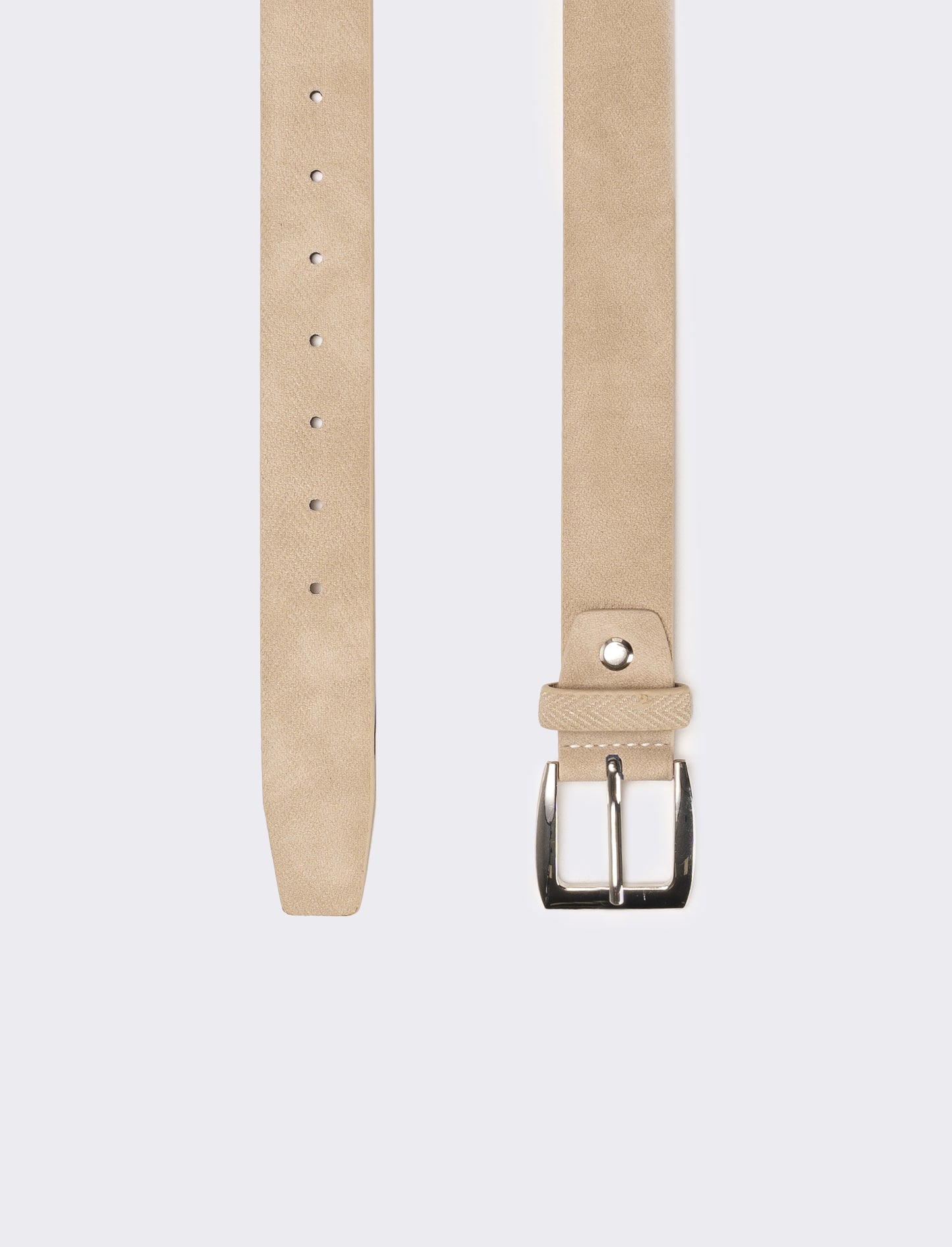 Cintura uomo stampa spigato - Beige