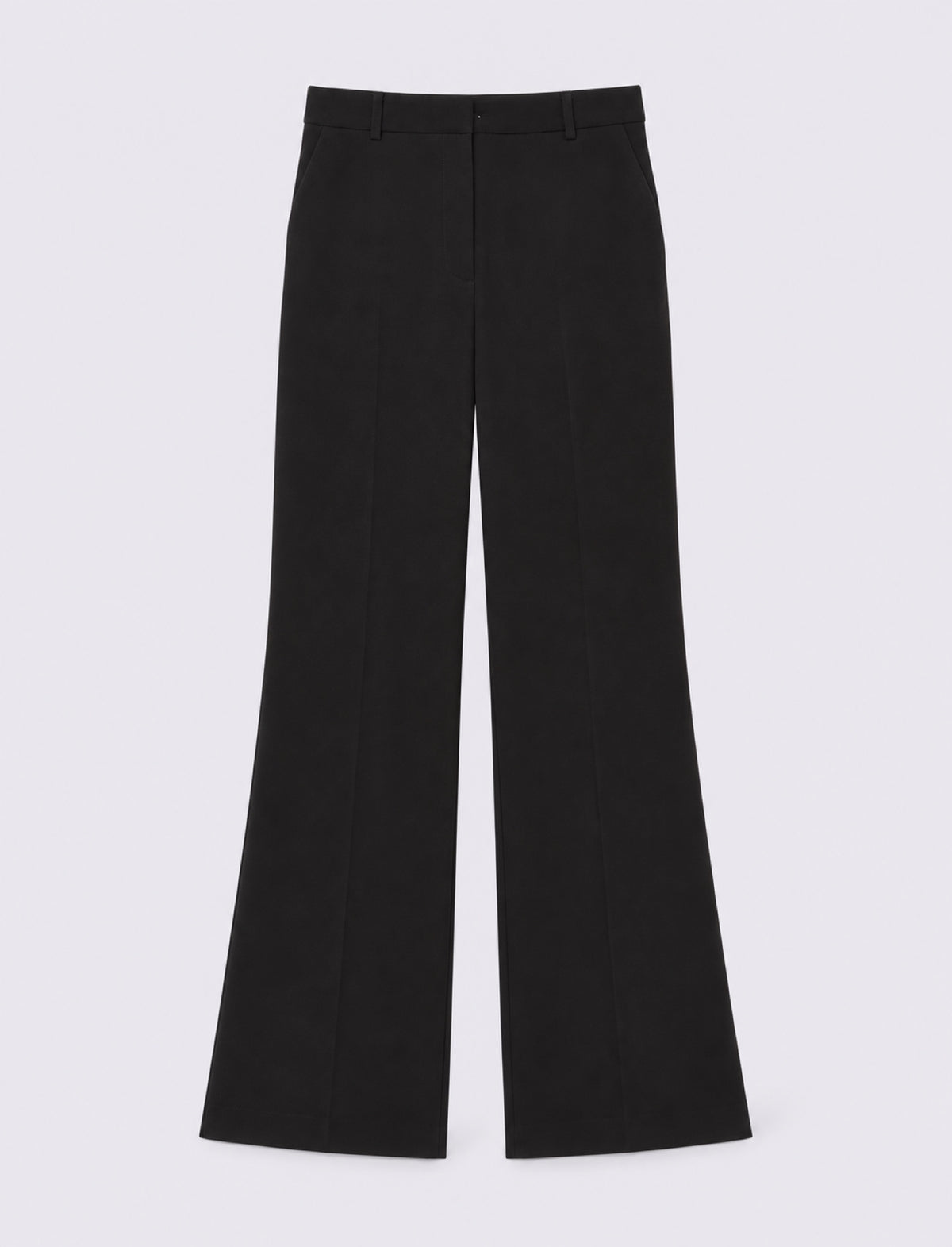 Pantalone con tasche davanti e pinces al dietro - Nero