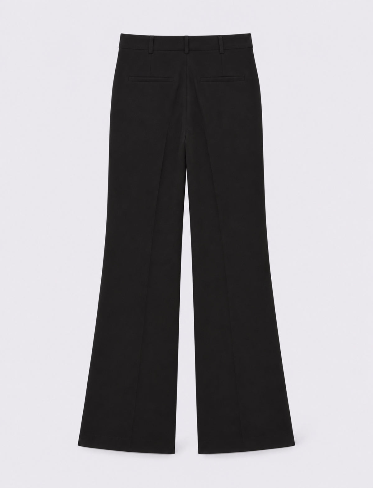 Pantalone con tasche davanti e pinces al dietro - Nero