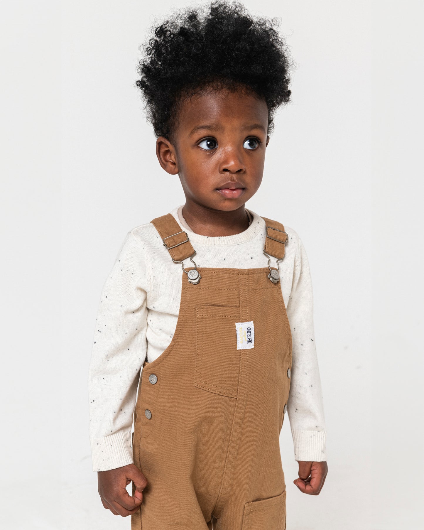 Salopette in twill da neonato - Beige