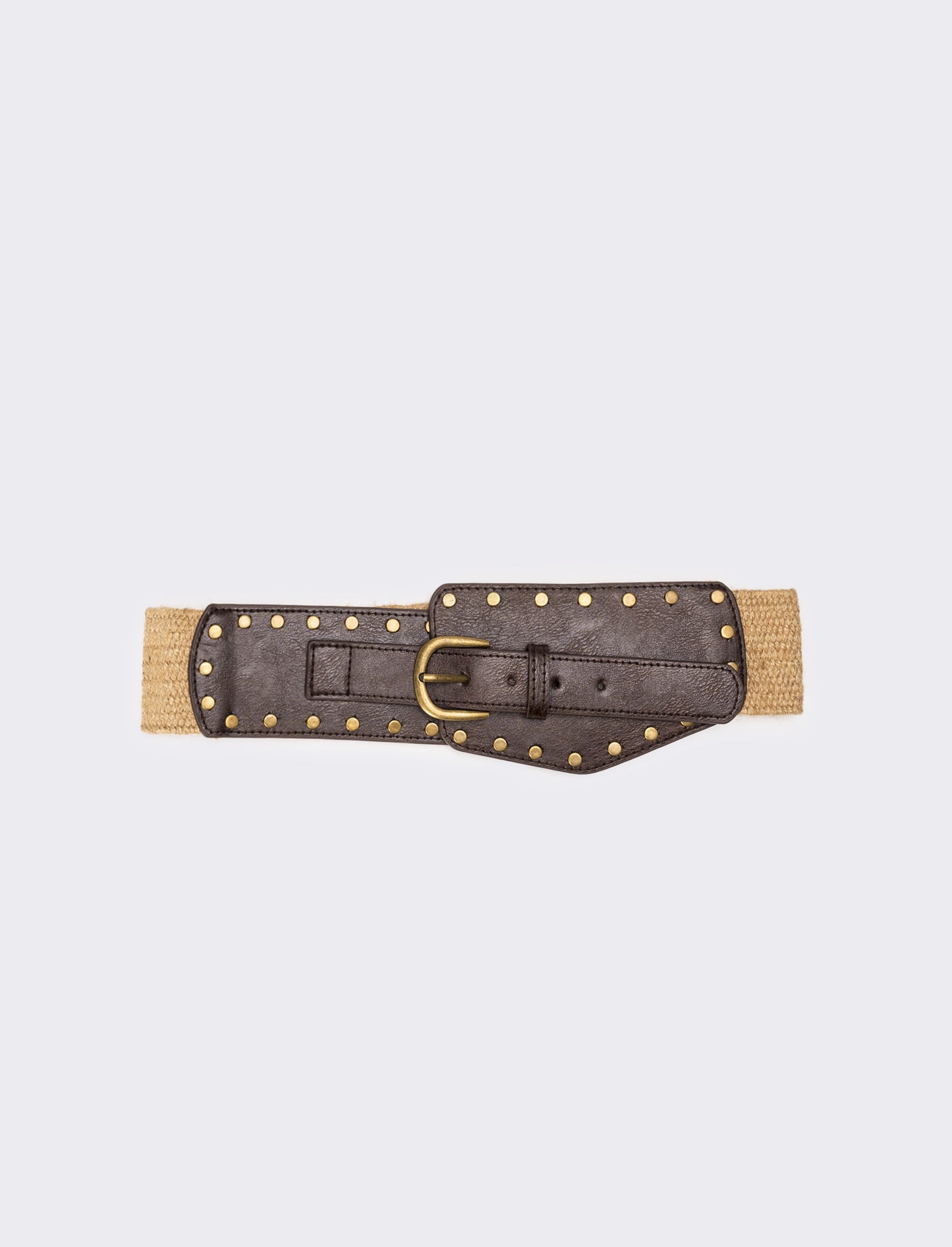 Cintura elastica donna modello country - Marrone