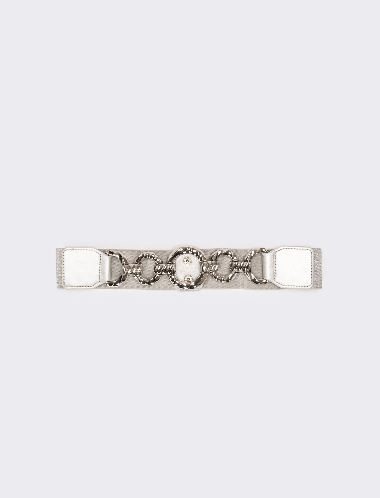 Cintura donna con catena centrale - Argento