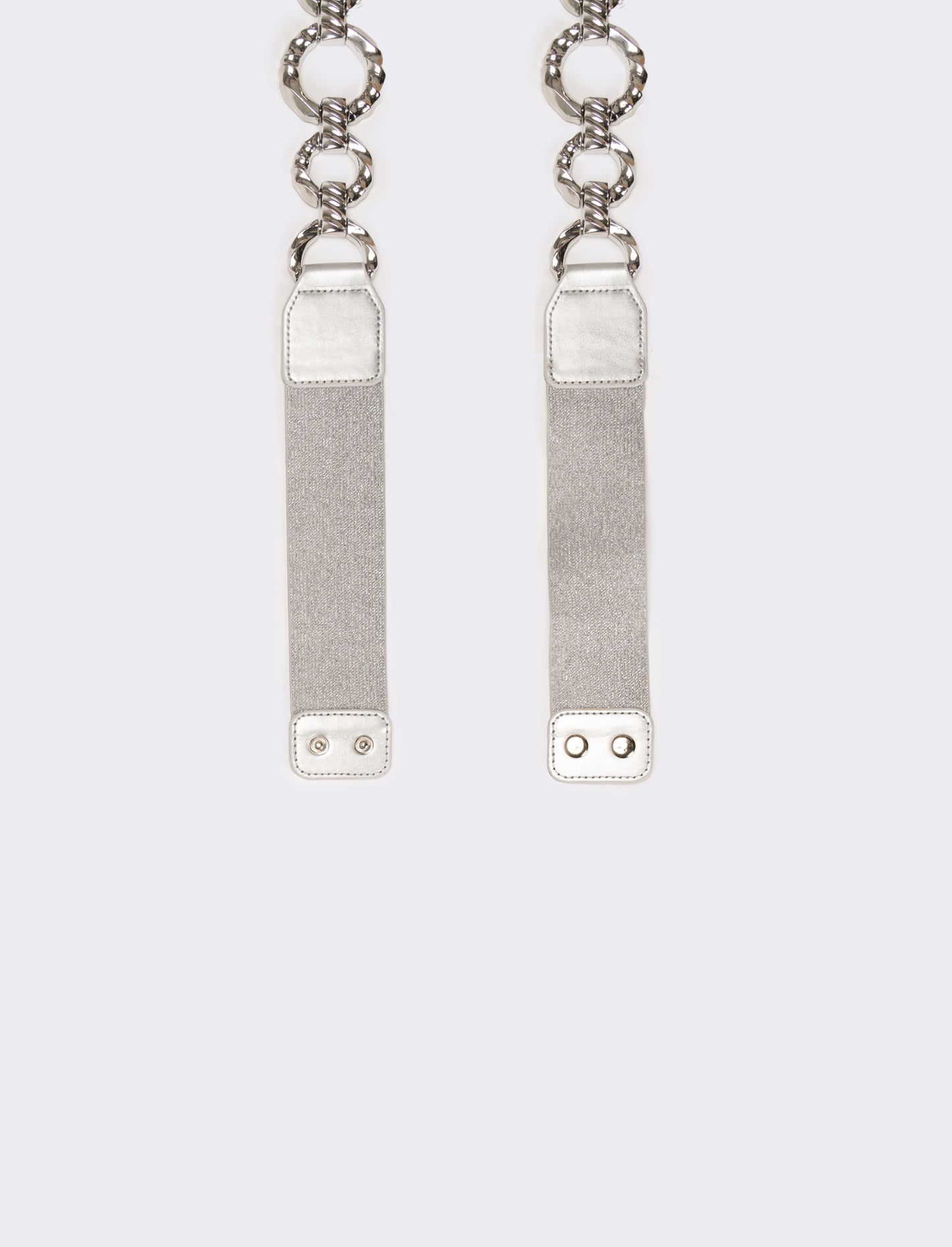 Cintura donna con catena centrale - Argento