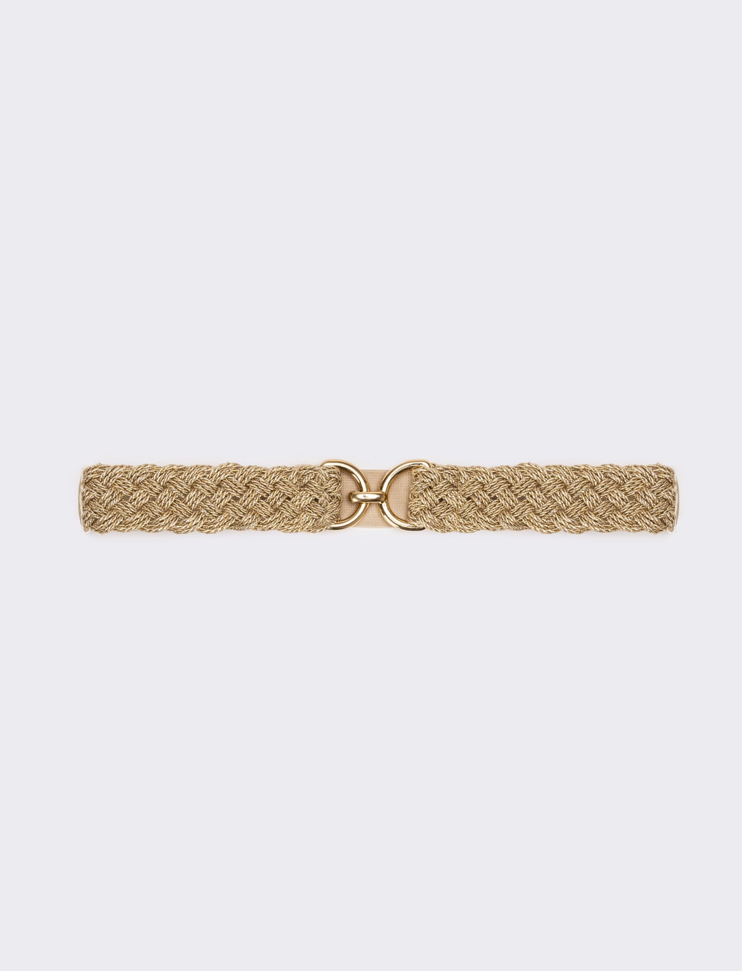 Cintura donna fusciacca elastica con lurex - Oro