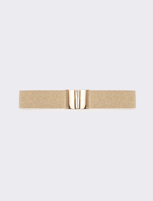Cintura donna elastica lurex - Oro