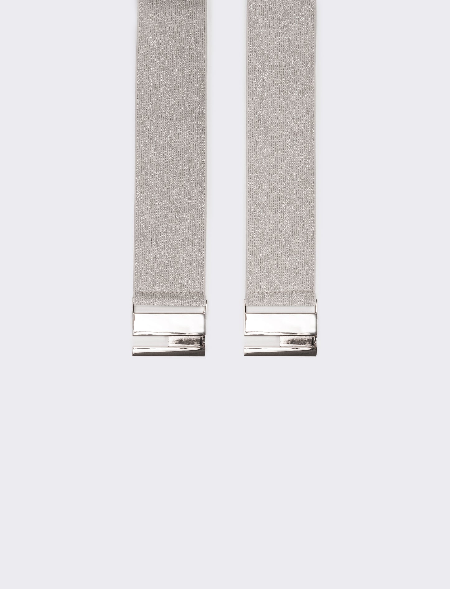 Cintura donna elastica lurex - Argento