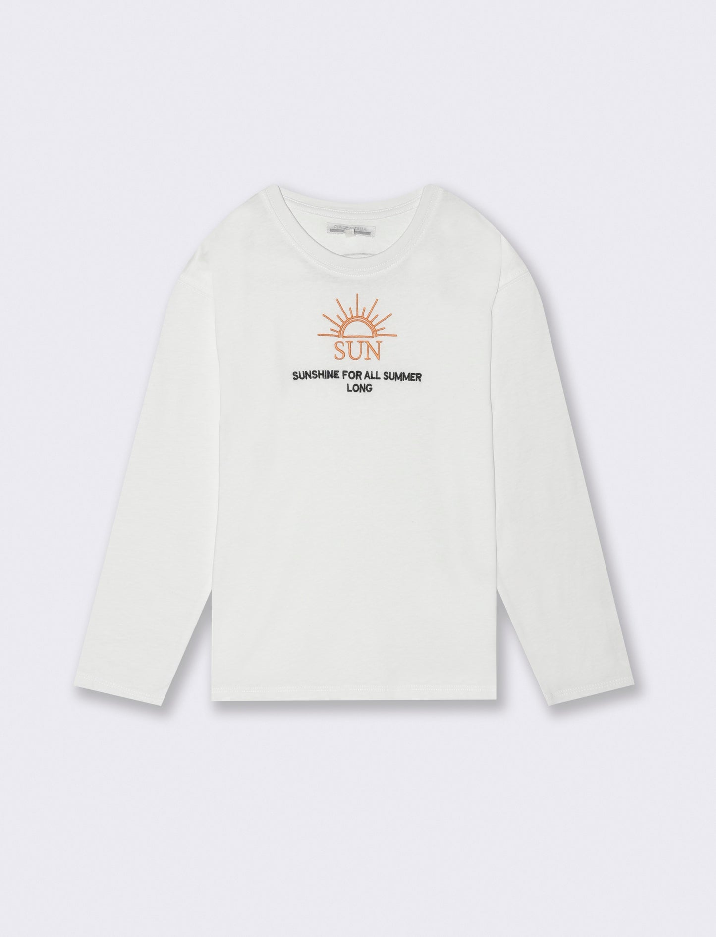 Maglietta maniche lunghe da bambino - Bianco