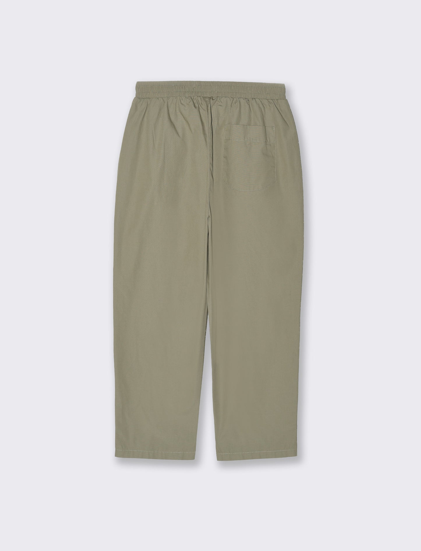 Pantaloni in cotone modello paperbag. da bambina - Verde kaki