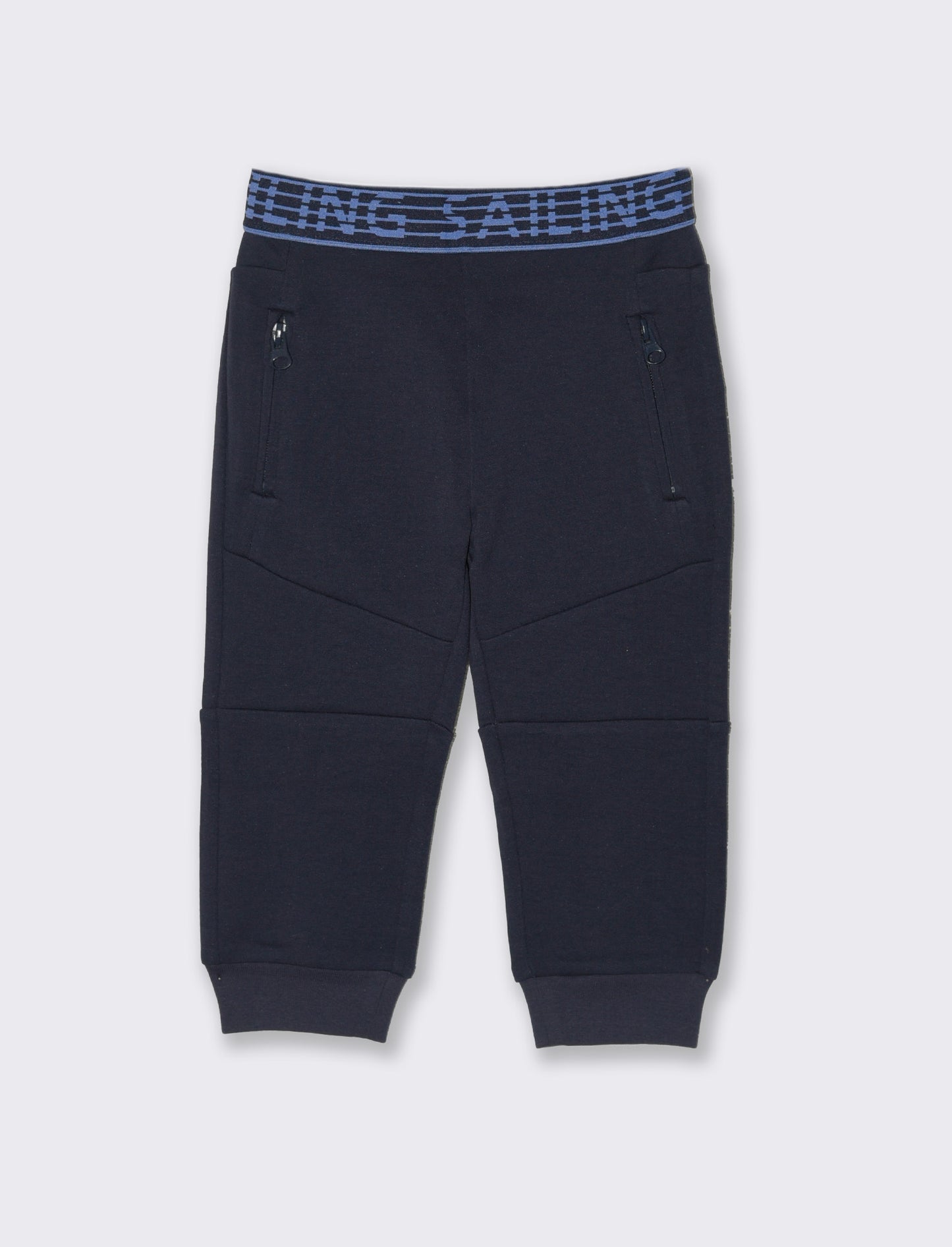 Jogger con elastico in vita da neonato - Blu