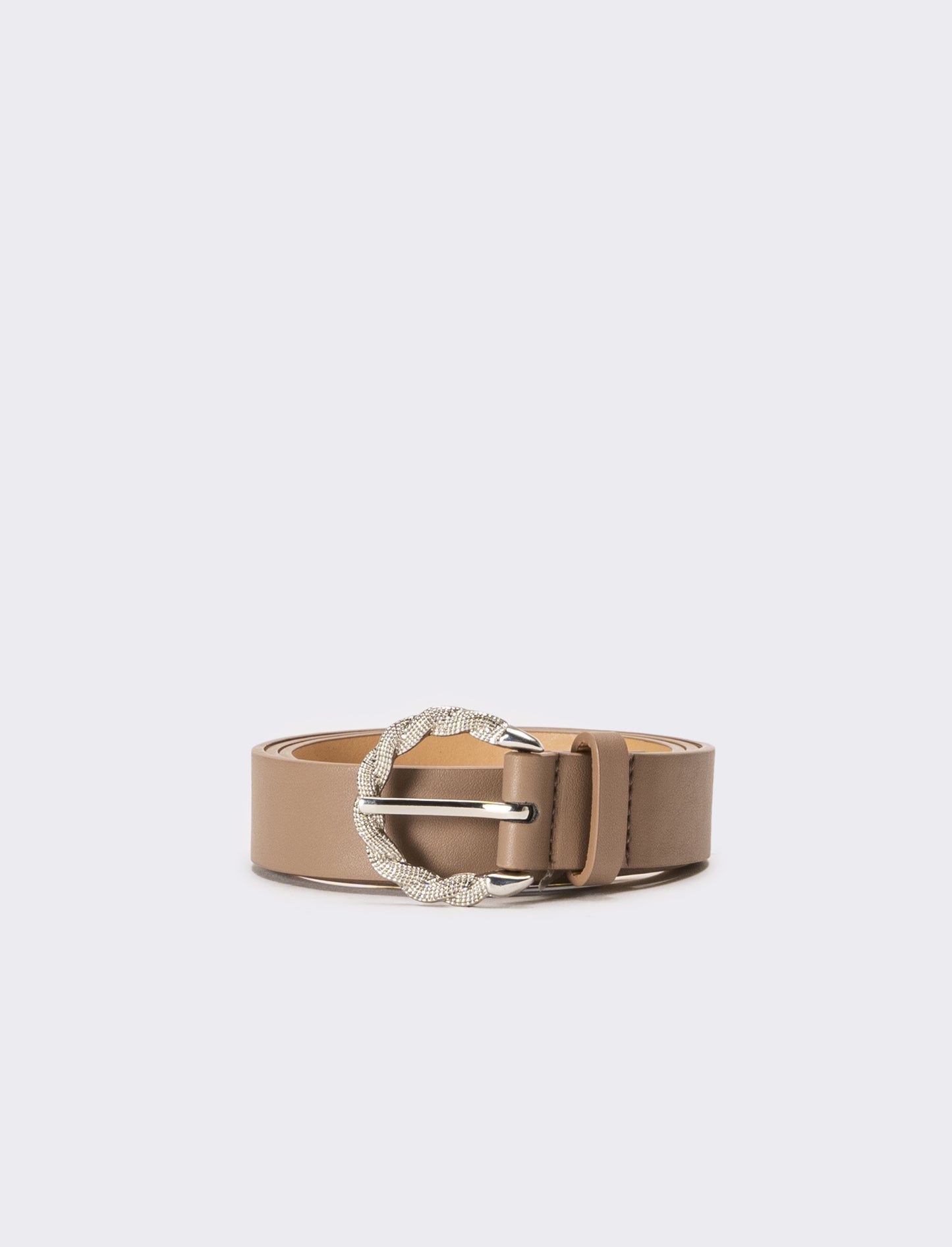 Cintura donna con fibbia - Grigio fango