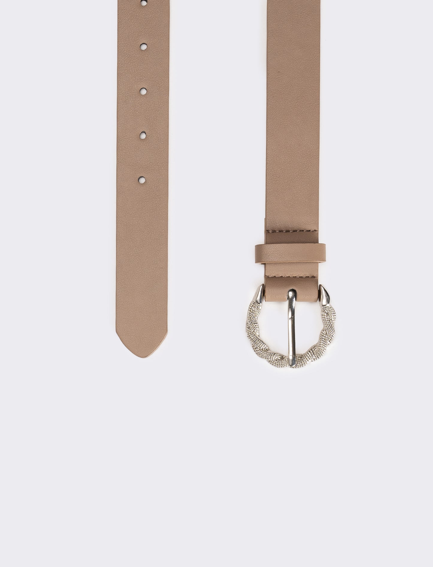 Cintura donna con fibbia - Grigio fango