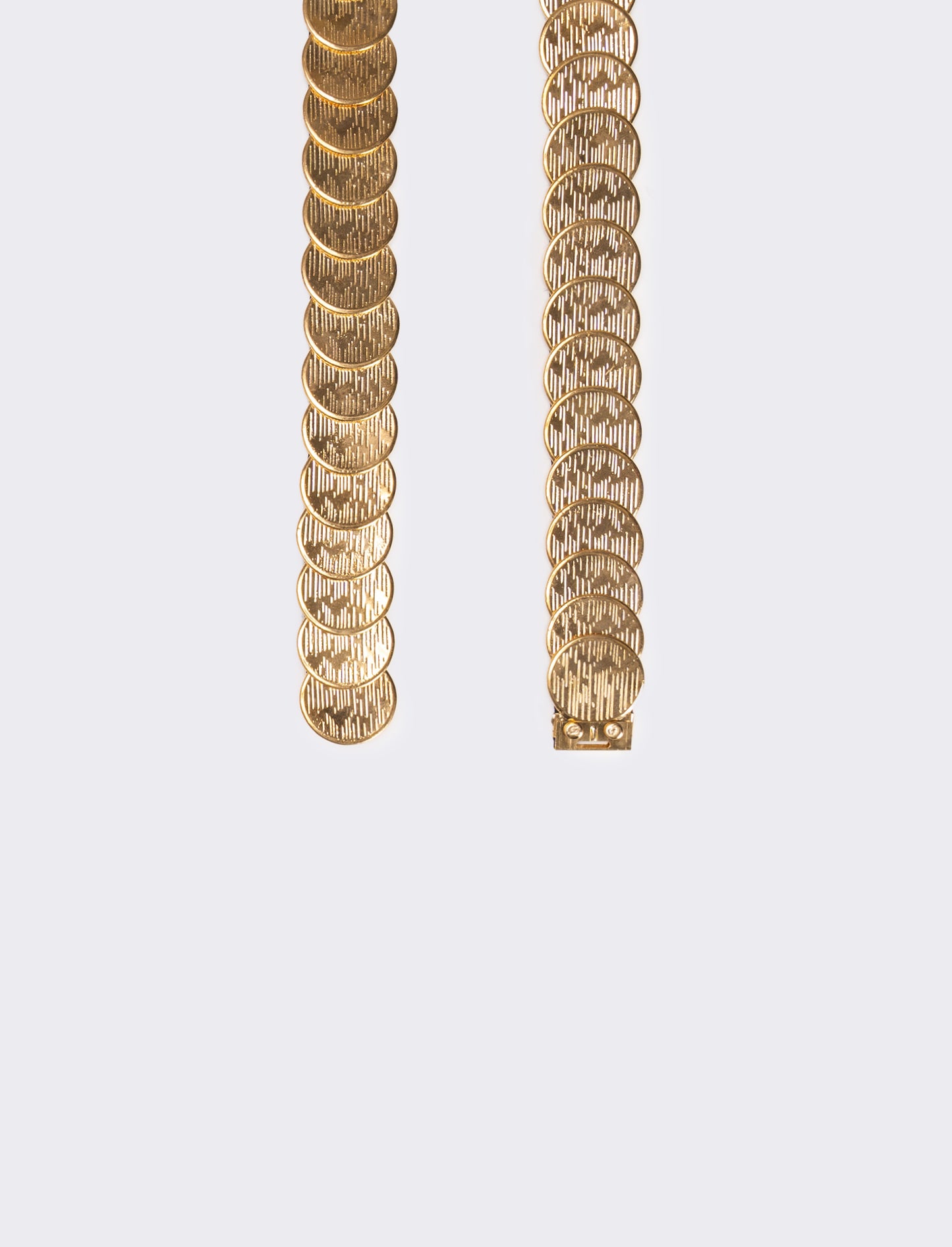 Cintura donna scaglie elastica - Oro