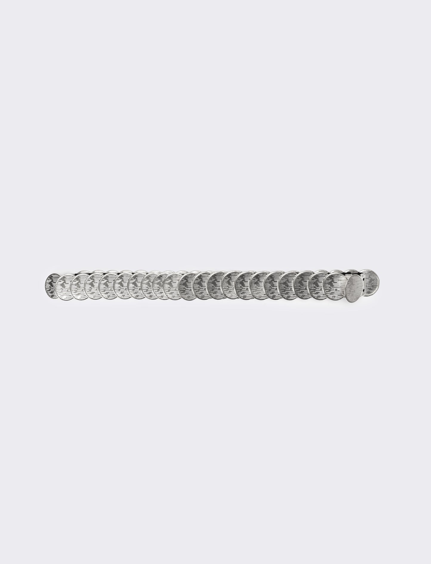 Cintura donna scaglie elastica - Argento