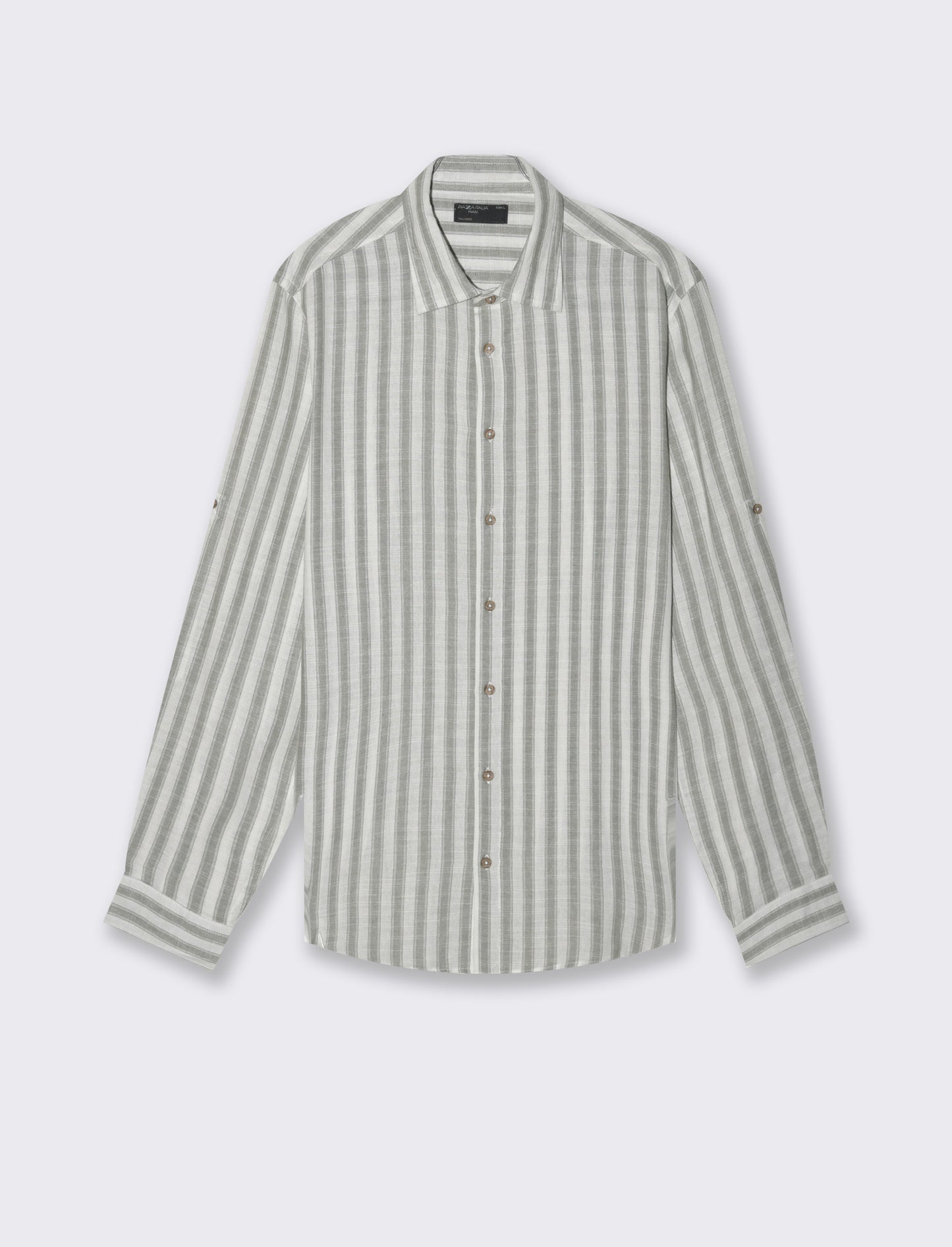 Man's striped shirt for stylish outfits - Green