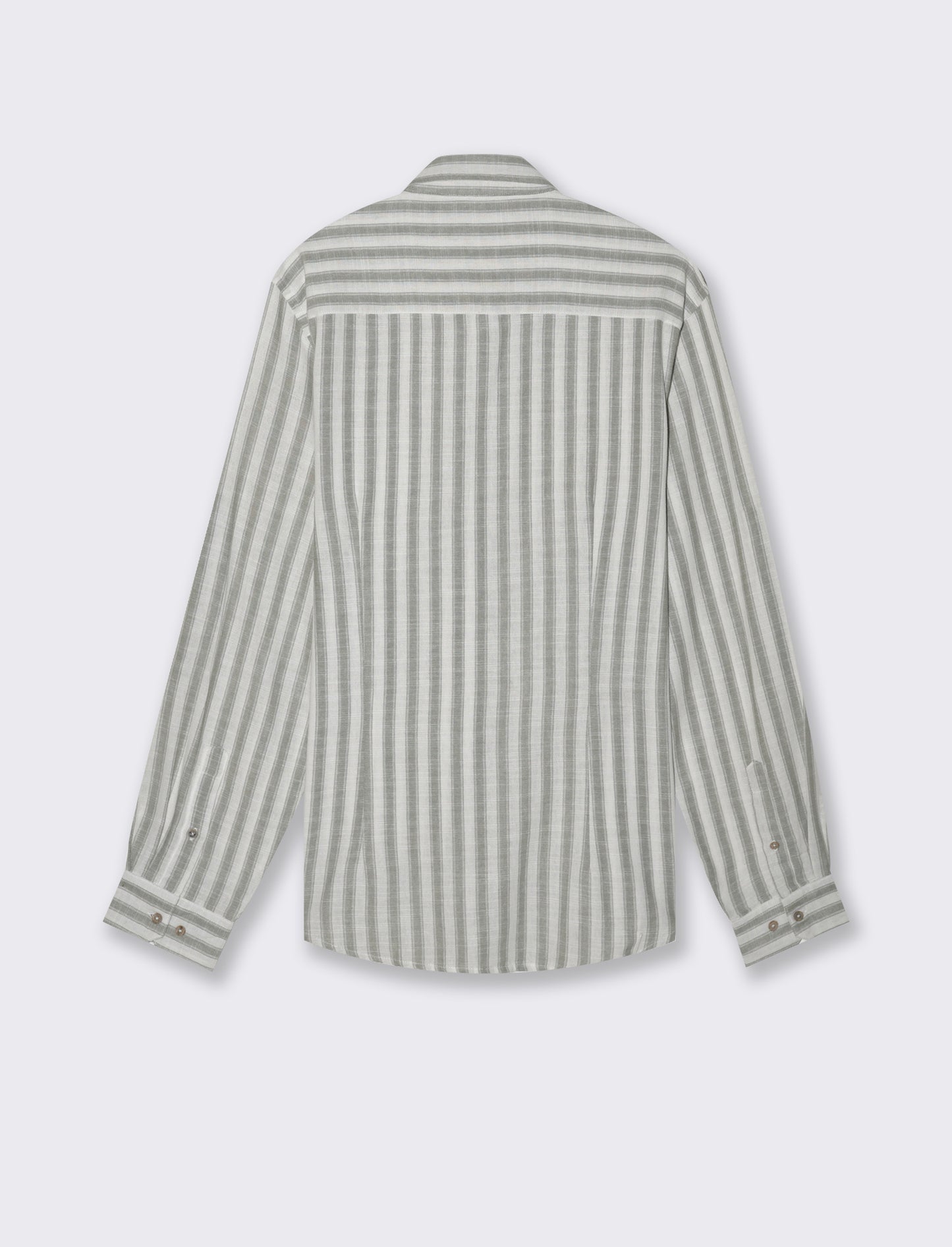 Man's striped shirt for stylish outfits - Green