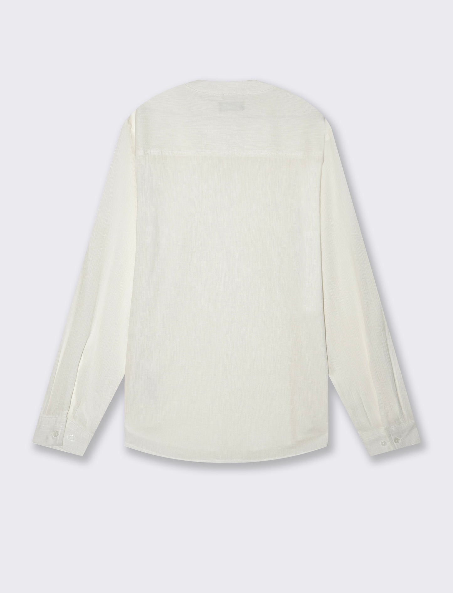 Casacca coreana effetto crepe da uomo - Bianco