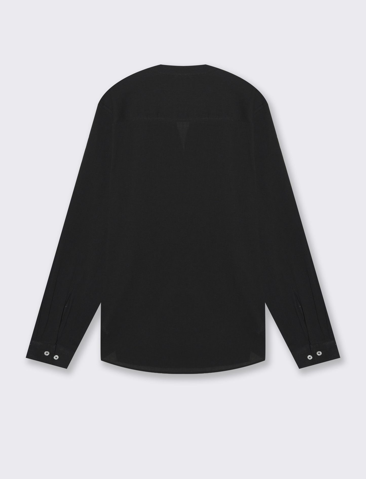 Casacca coreana effetto crepe da uomo - Nero
