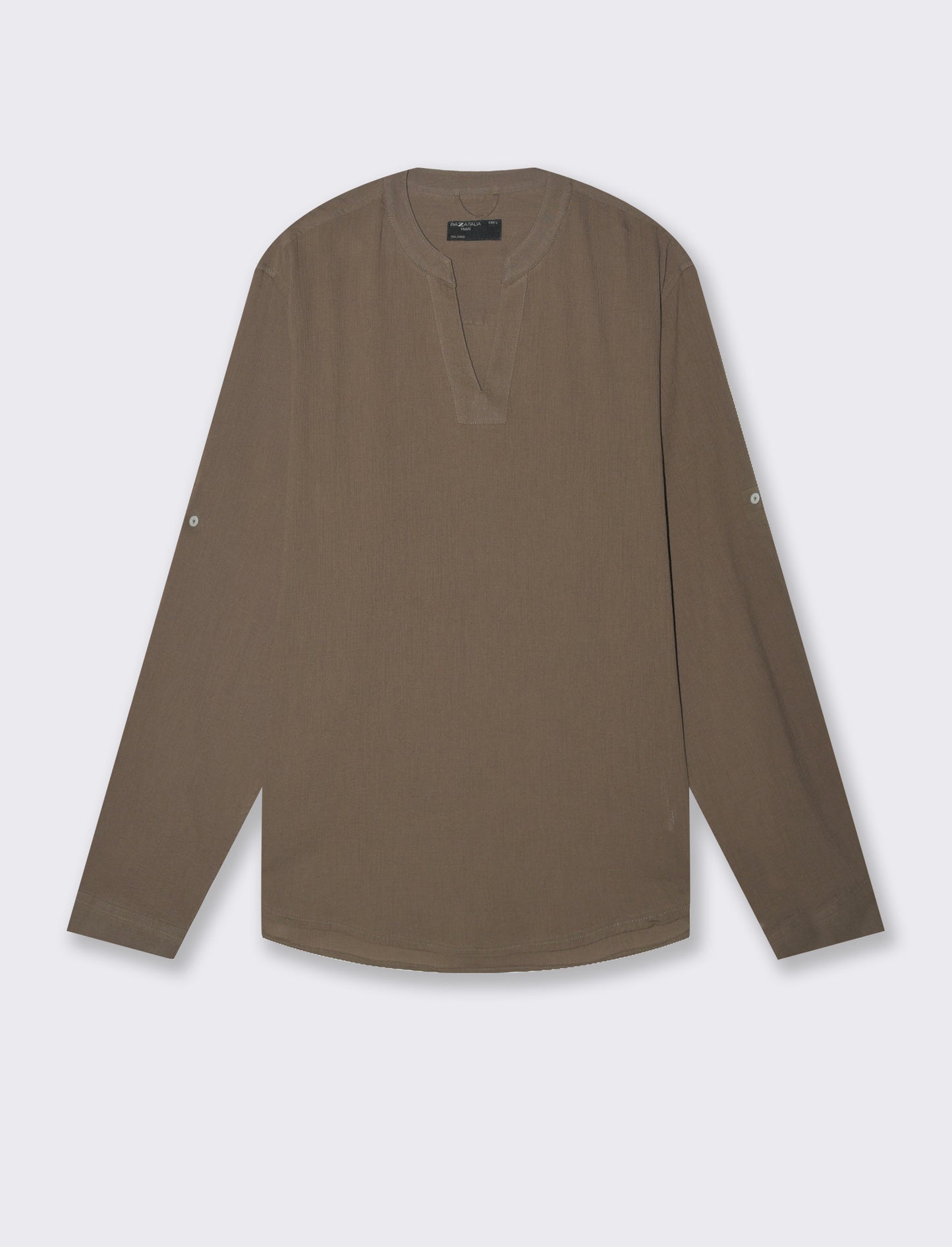 Man's korean crepe effect cardigan - Grey