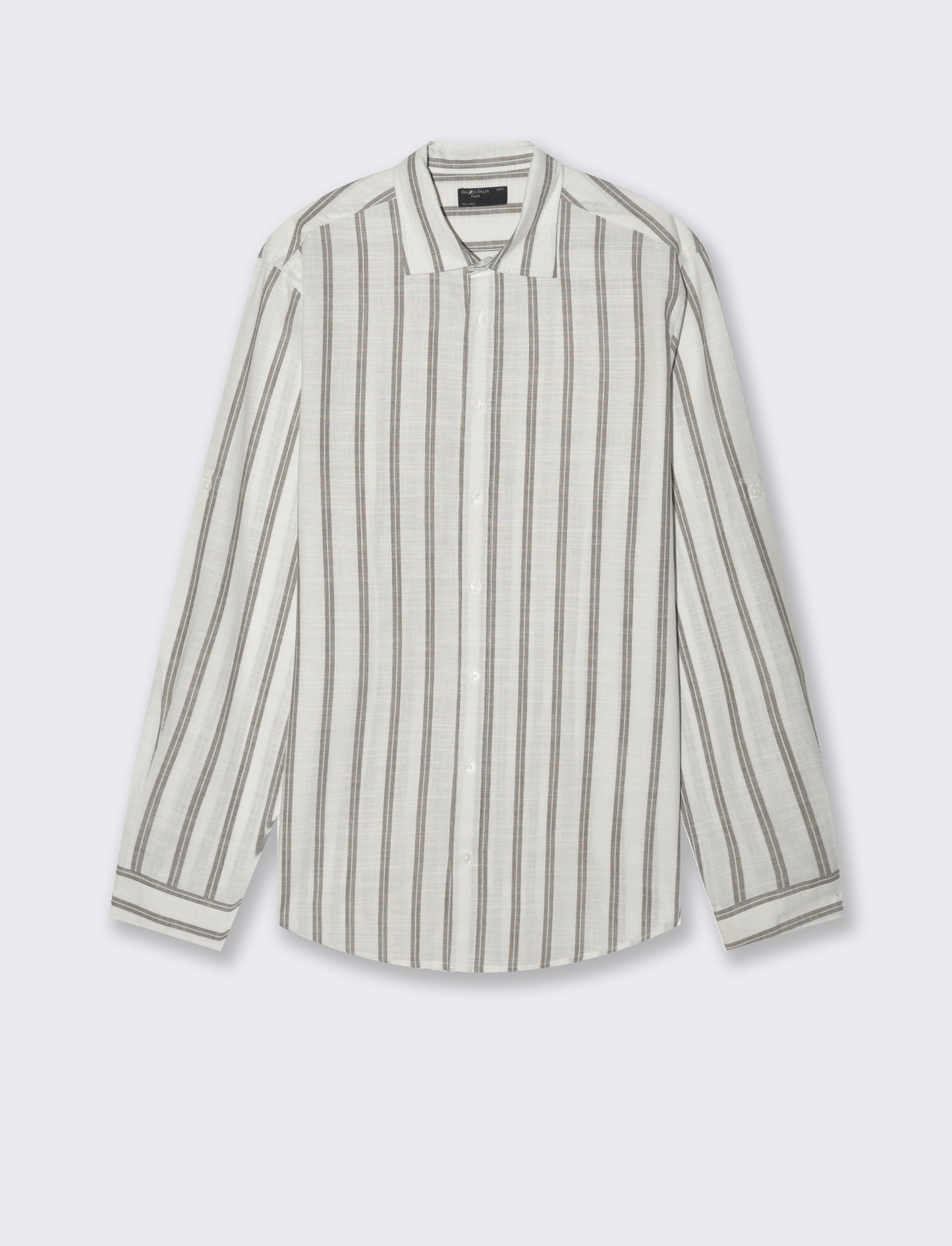 Man's striped shirt for stylish outfits - Green