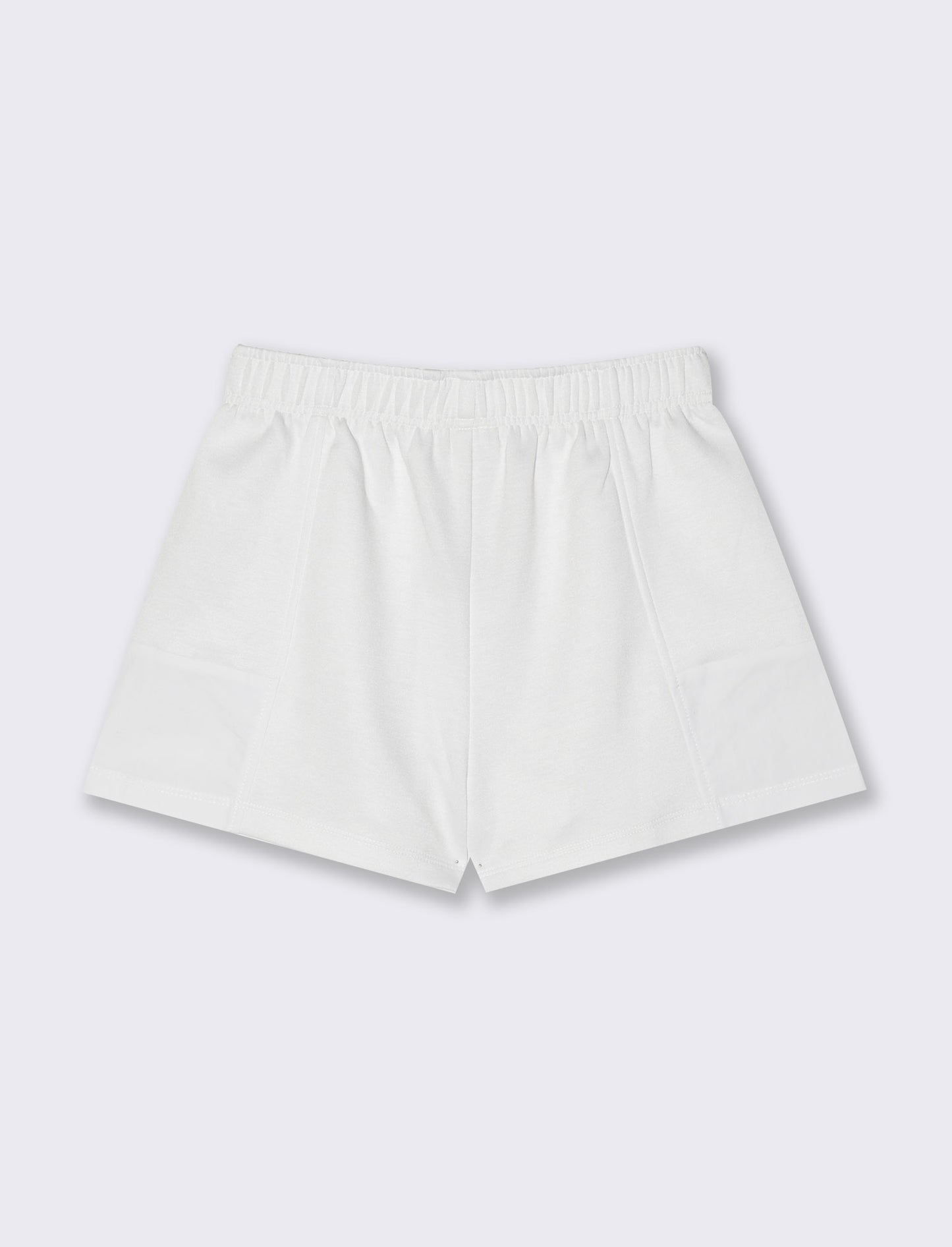 Short da bambina sportivo - Bianco