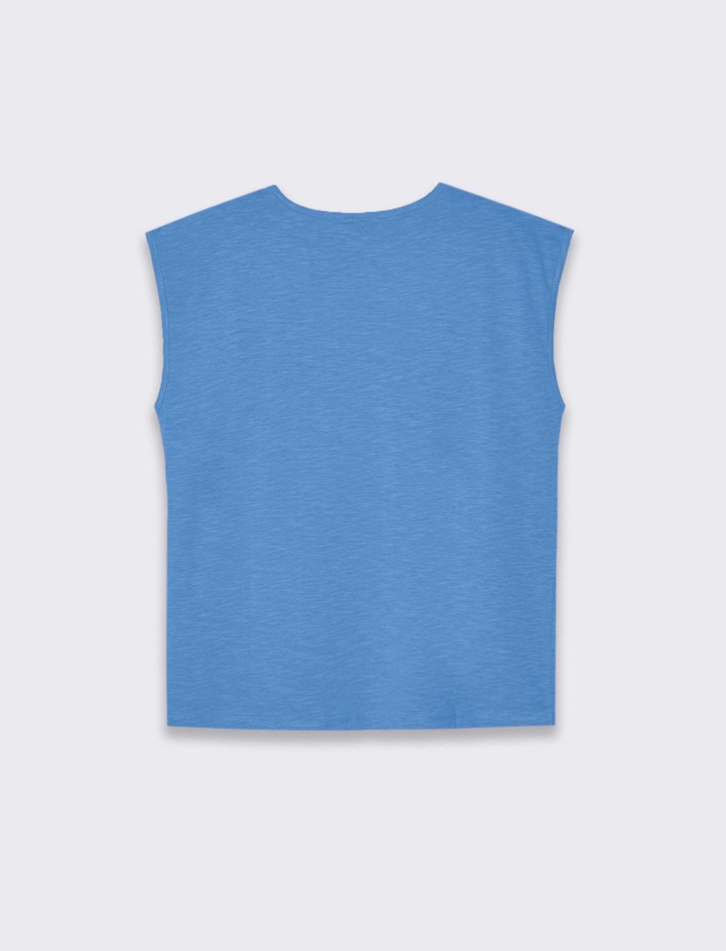 T-shirt con incrocio da donna - Bluette