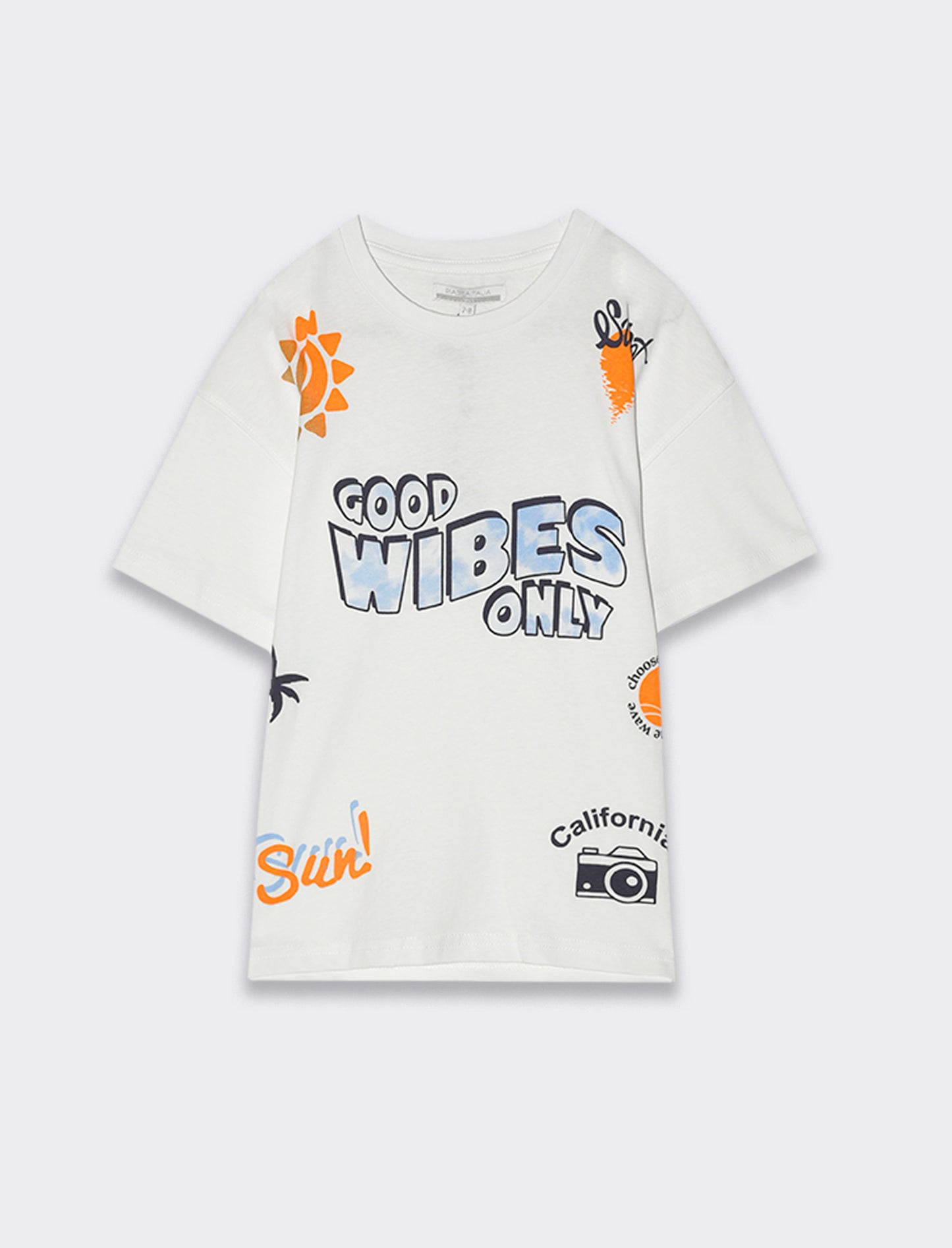 T-shirt con stampe da bambino - Bianco