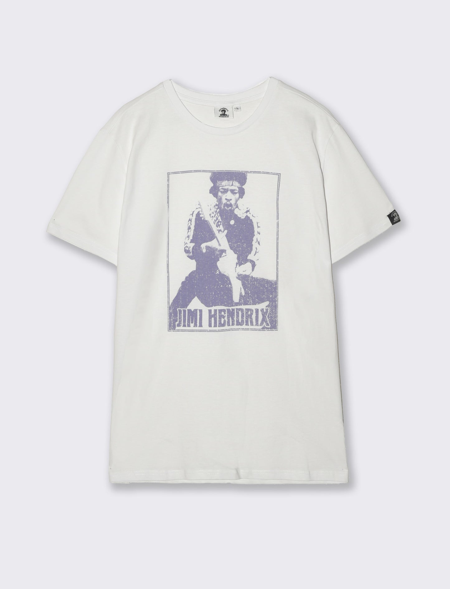 T-shirt stampa jimi hendrix da uomo - Bianco