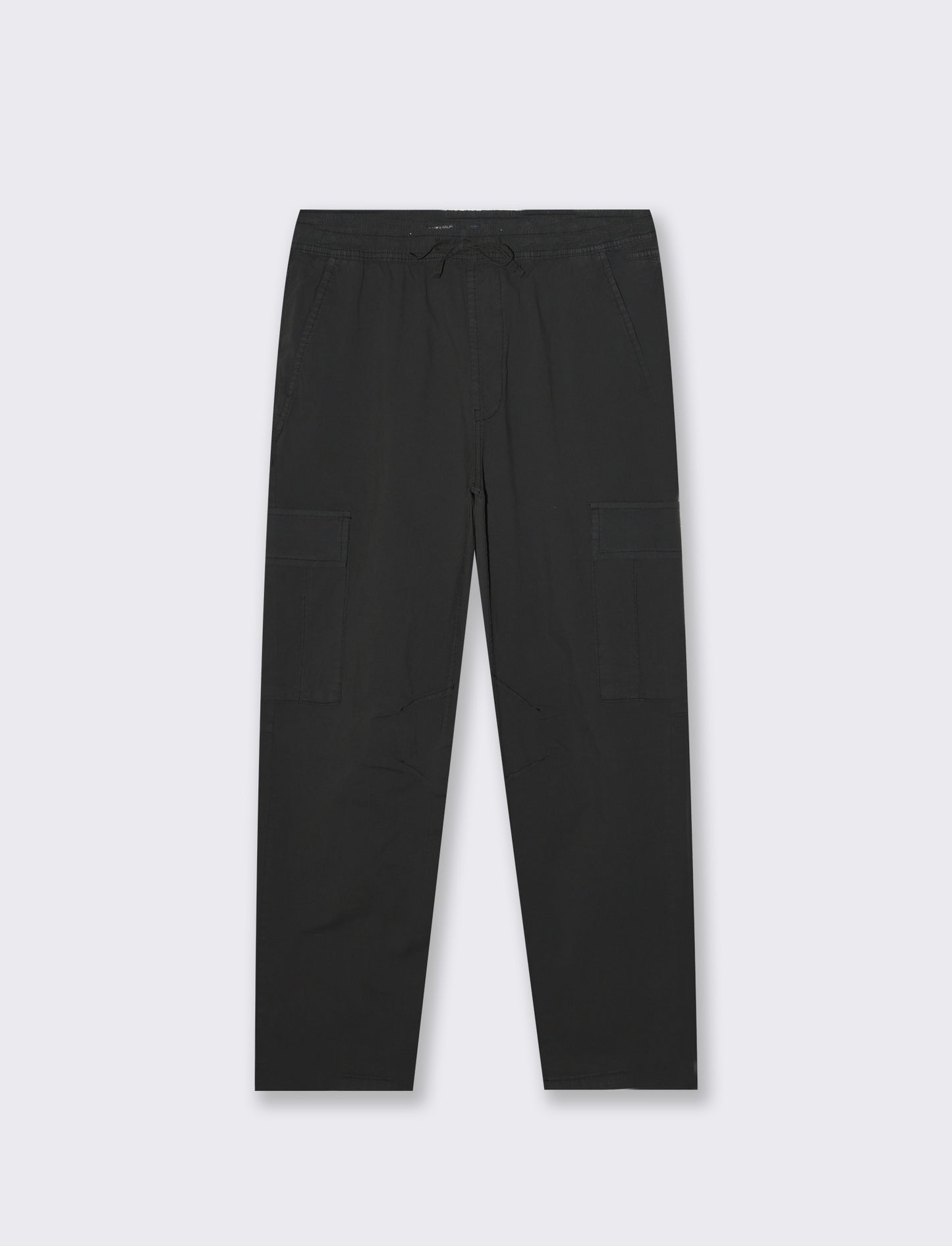 Pantaloni cargo straight fit da uomo - Nero