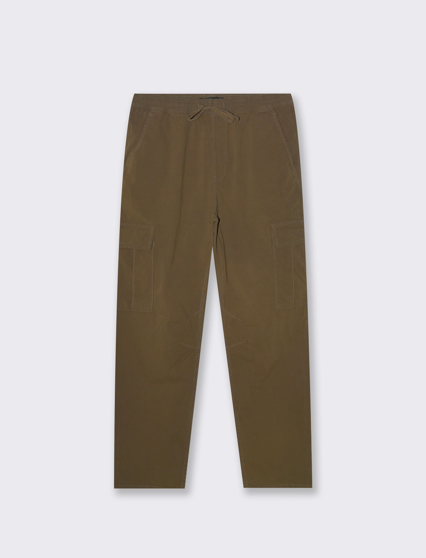 Pantaloni cargo straight fit da uomo - Verde kaki