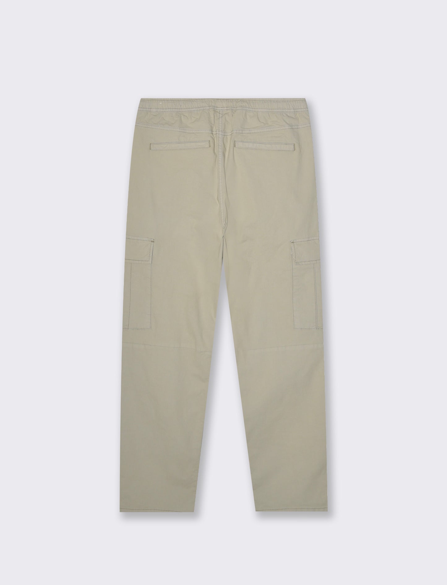 Pantaloni cargo straight fit da uomo - Verde salvia