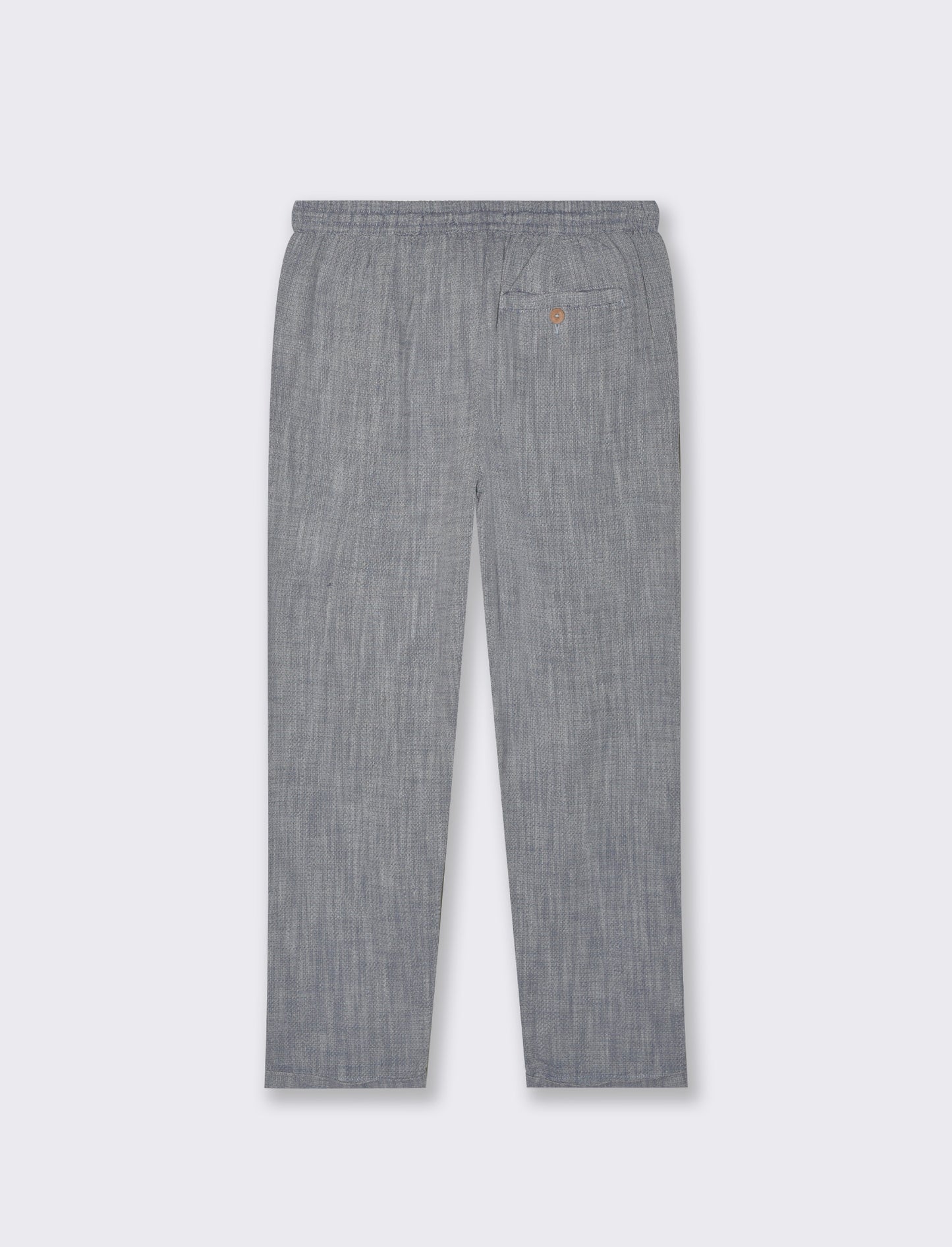 Pantaloni jogger tessuto strutturato da uomo - Blu melange