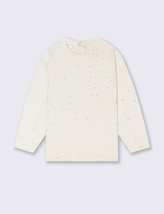 Maglioncino girocollo da neonato - Beige