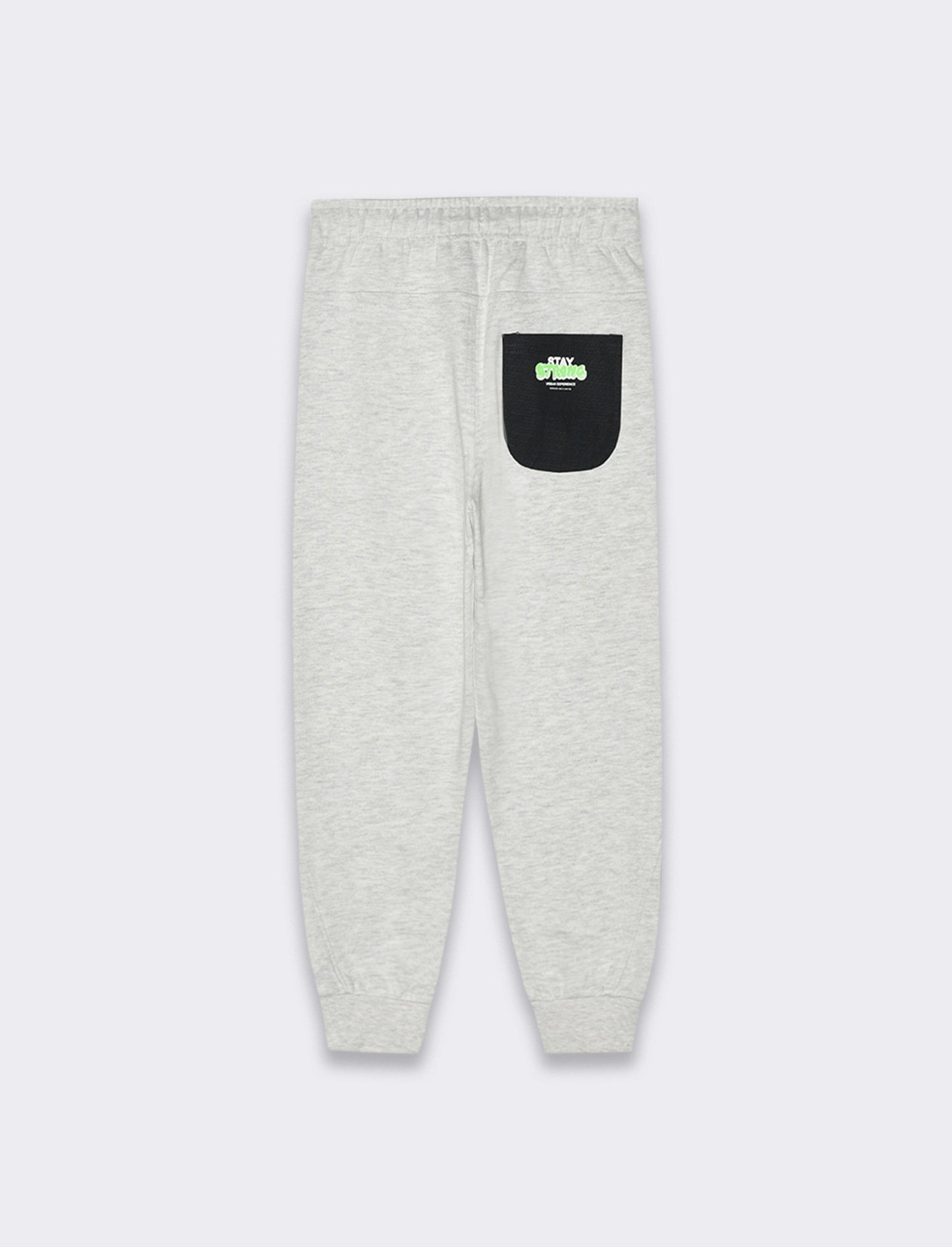 Jogger con tasconi da bambino - Grigio mel.
