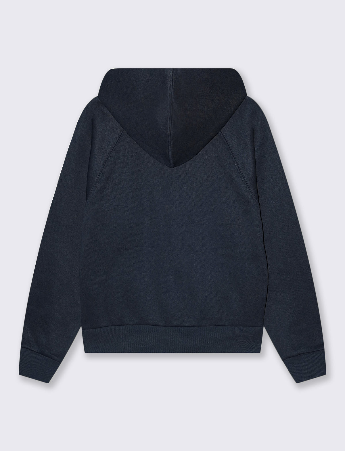 FELPA CON ZIP E CAPPUCCIO - Blu