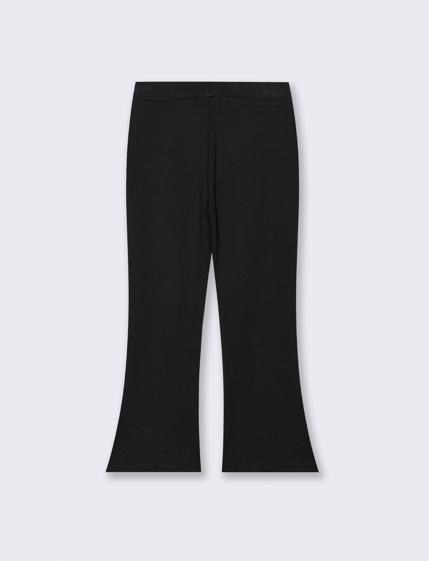 Leggings modello flare da bambina - Nero
