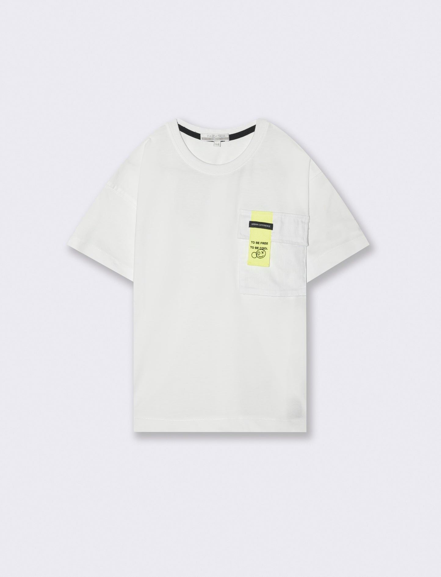 T-shirt over da bambino - Bianco