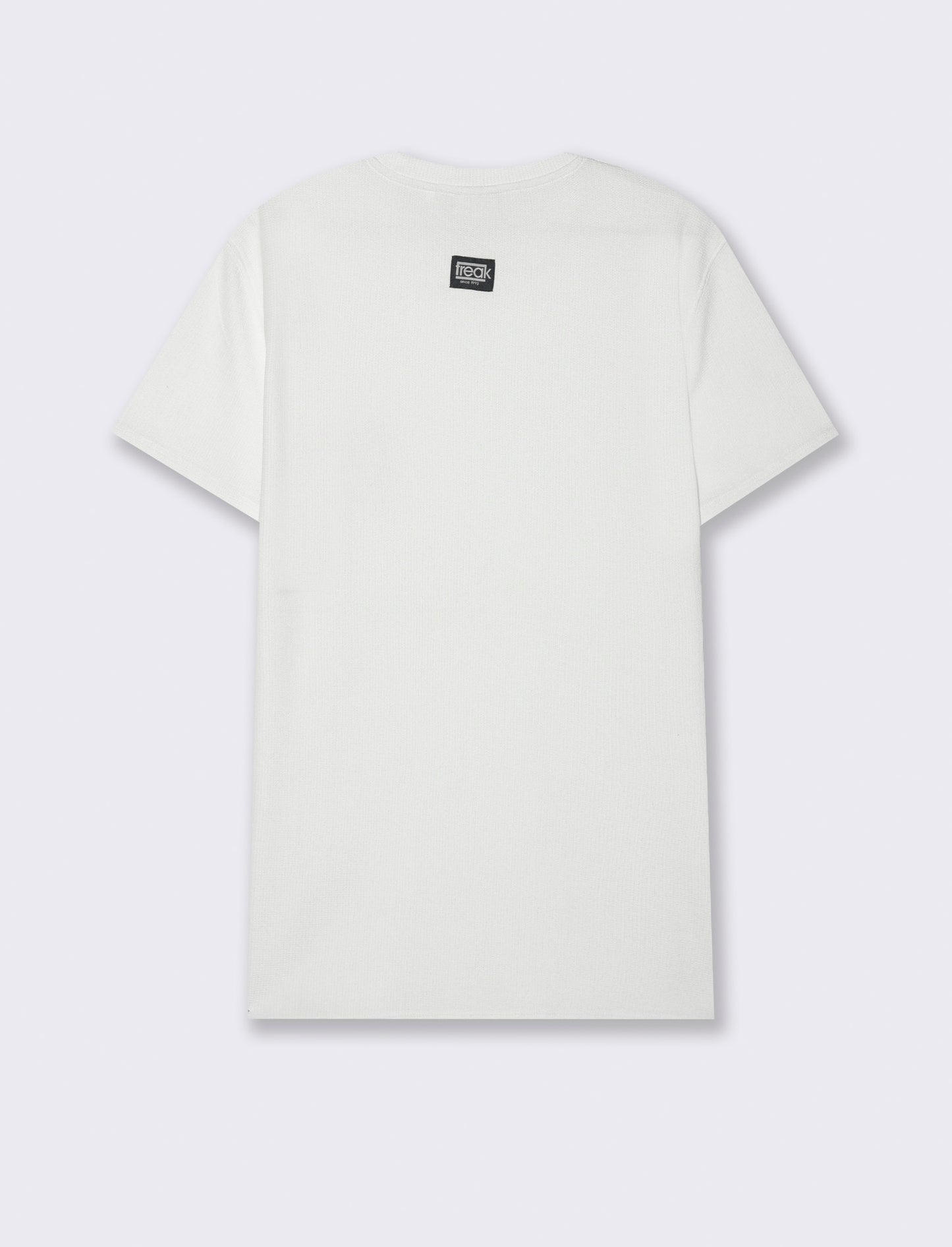 T-shirt waffle boxy fit da uomo - Bianco