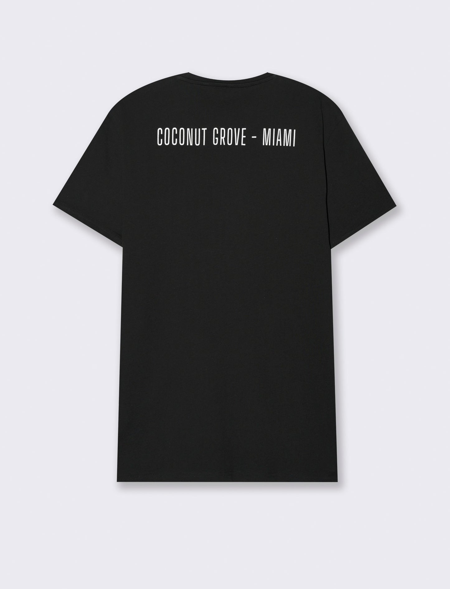 T-shirt in cotone con stampa da uomo - Nero