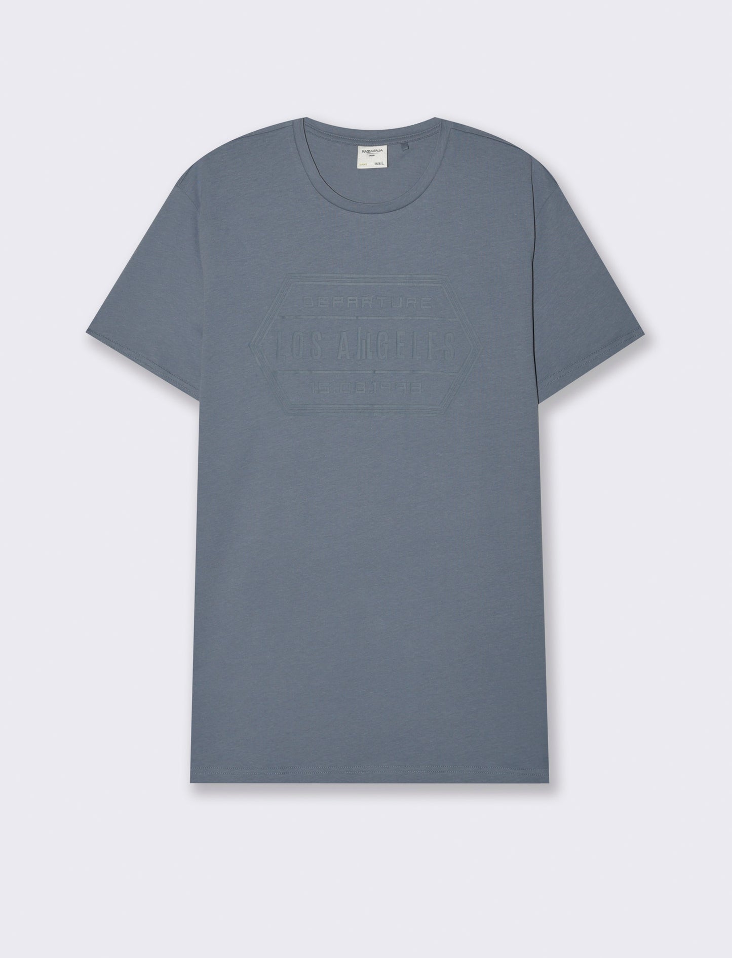 T-shirt in cotone con stampa da uomo - CARTA DA ZUCCHERO