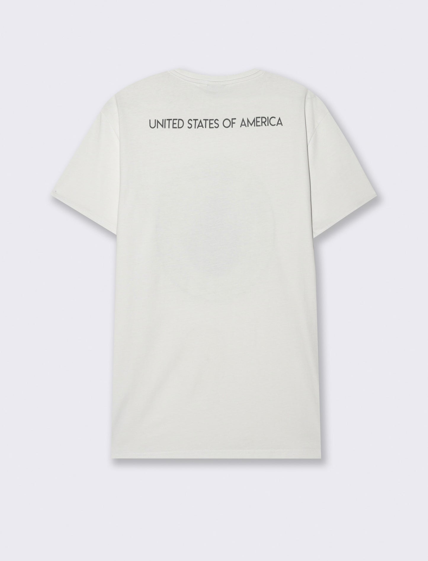 T-shirt in cotone con stampa da uomo - Bianco